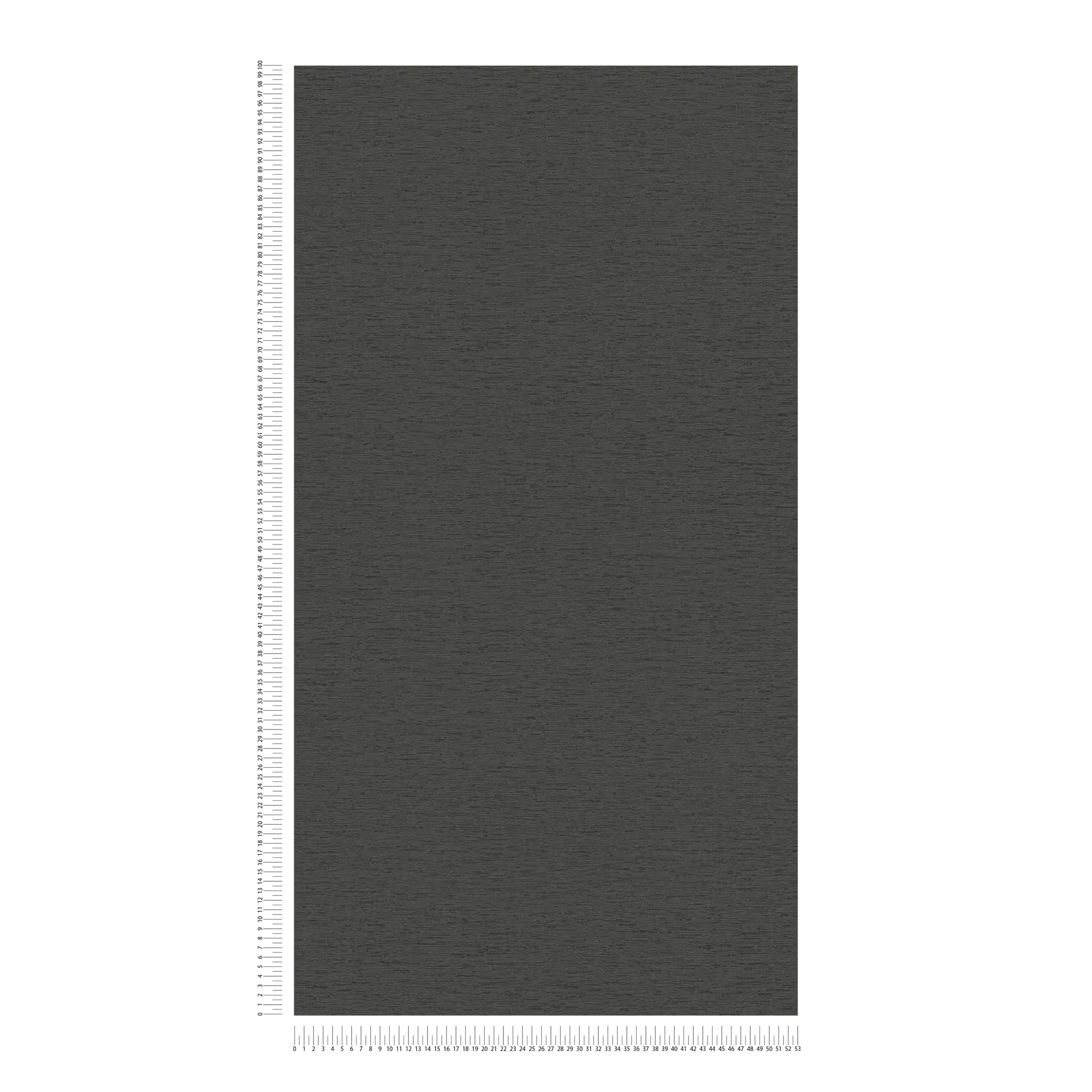             Plain non-woven wallpaper with structure design, matt - black
        
