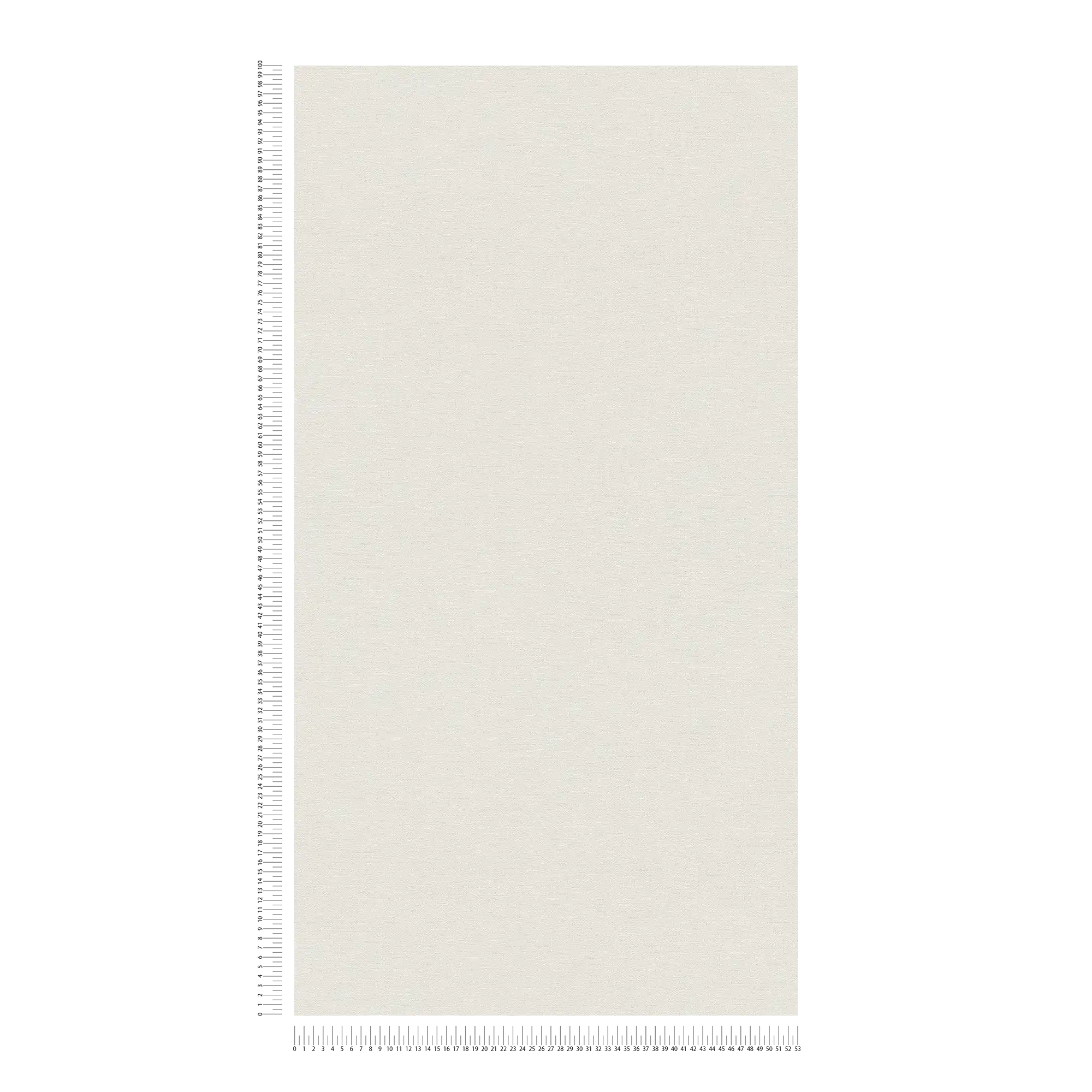             Carta da parati tessile ottica a tinta unita senza PVC - bianco, crema
        