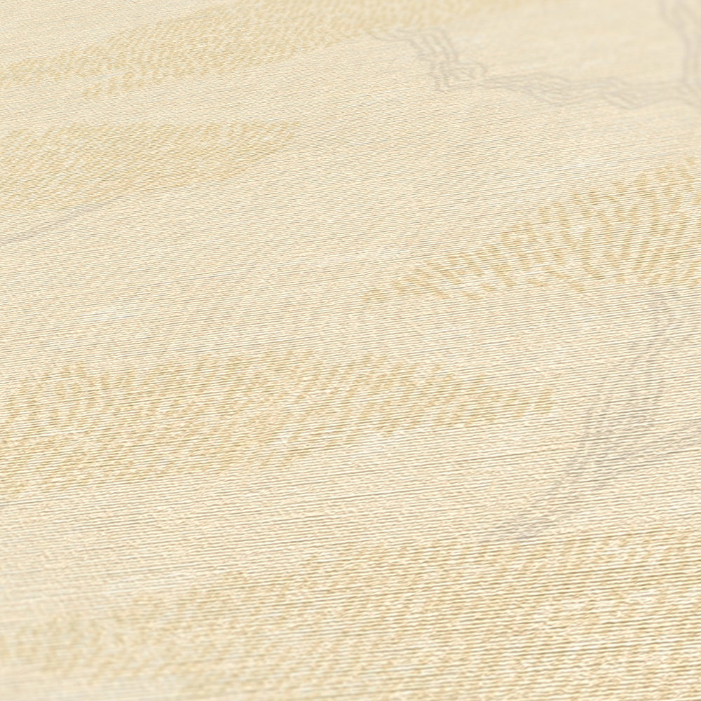             Vintage wallpaper tree design pine - cream, beige
        