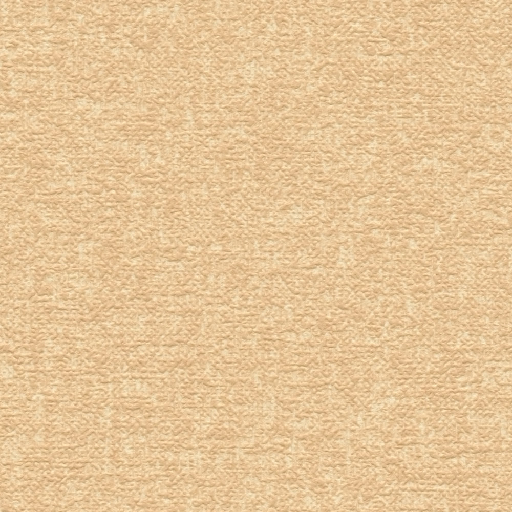             Non-woven wallpaper with warm plain pattern - orange
        