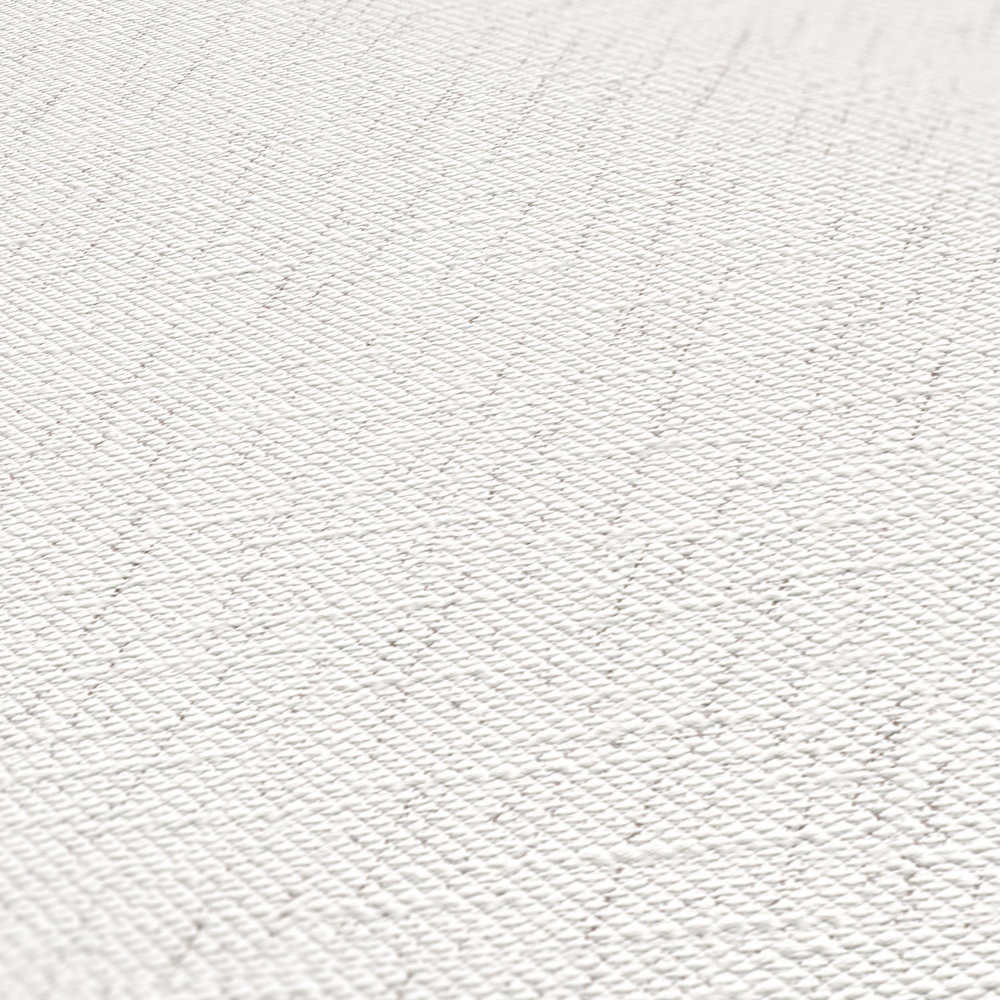             Carta da parati dall'aspetto tessile con colorazione screziata - grigio, bianco
        