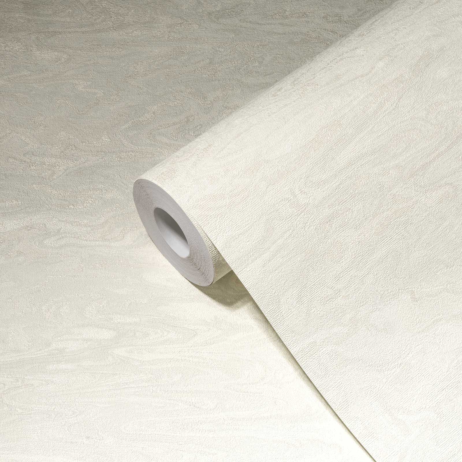             Cream white wallpaper with subtle marbling - white, grey
        