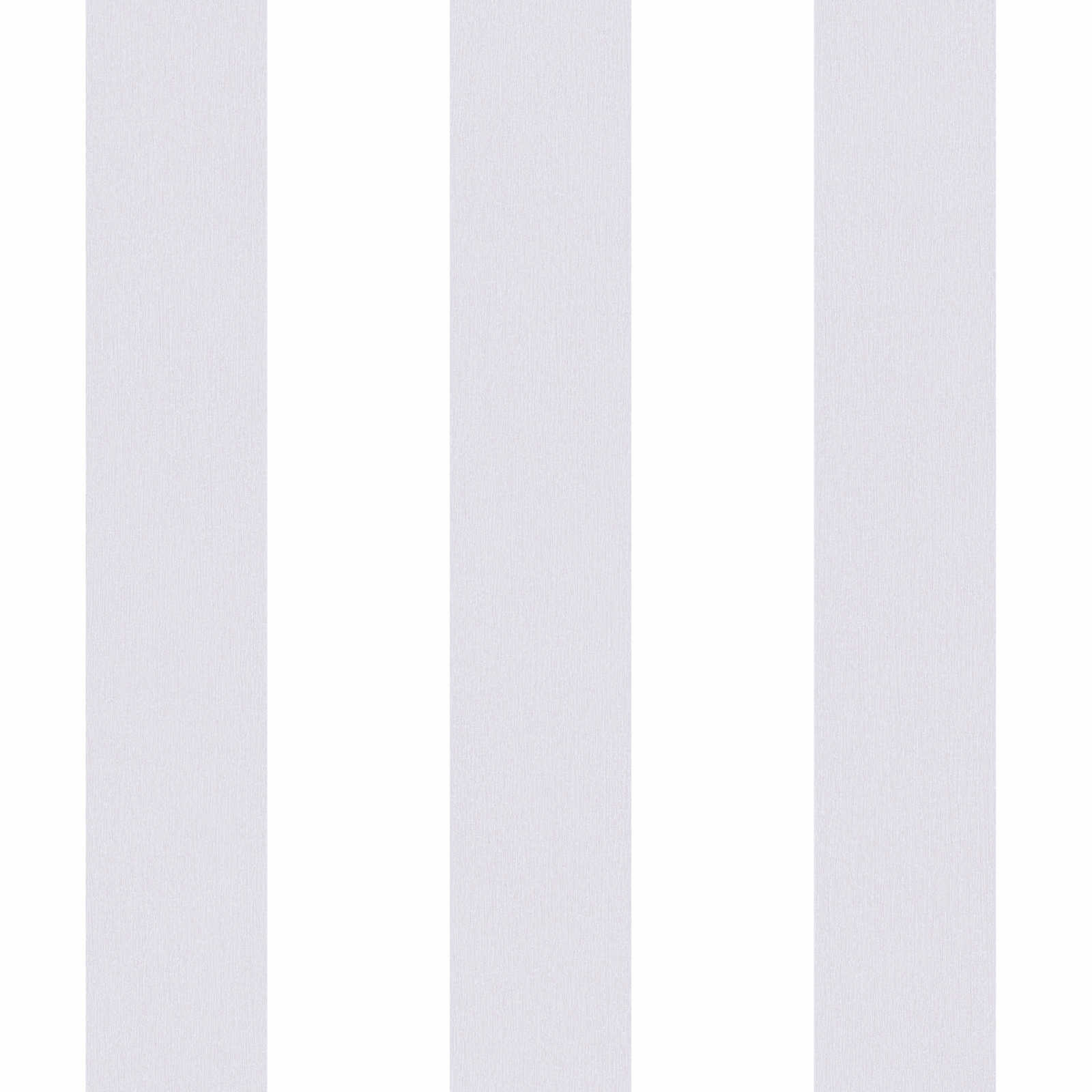 Papel pintado para cuarto de niños a rayas verticales - gris, blanco
