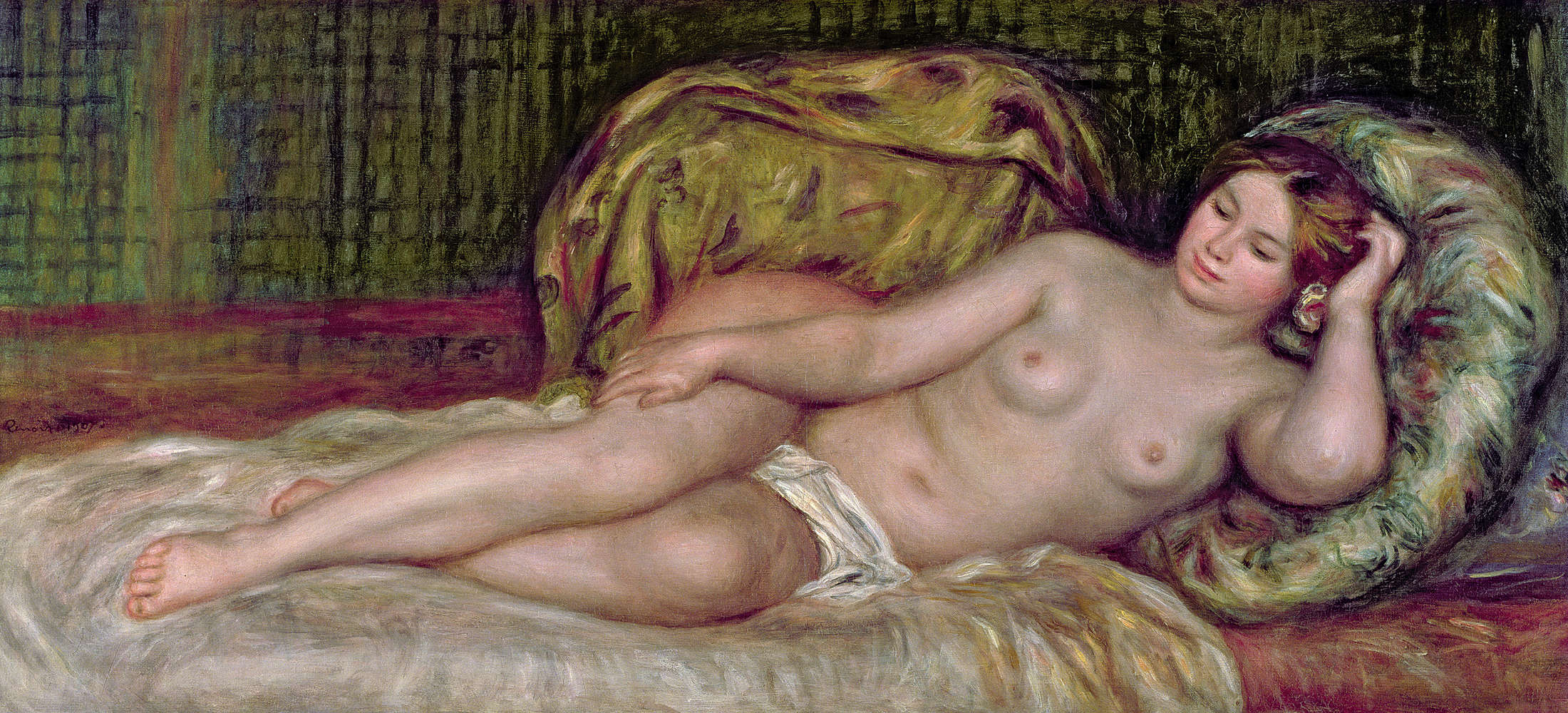             Nude" mural by Pierre Auguste Renoir
        