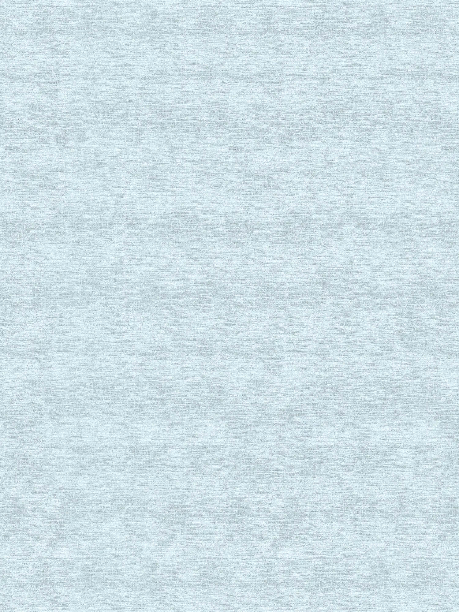 Papel pintado no tejido azul claro liso mate con diseño texturizado
