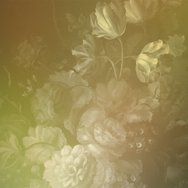        Dutch pastel 2 - Photo wallpaper Roses bouquet Dutch art style - Yellow | Premium smooth fleece
    