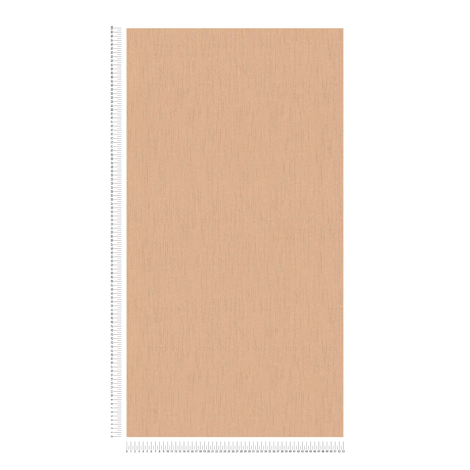             Carta da parati in tessuto non tessuto arancione terracotta con texture tessile screziata
        