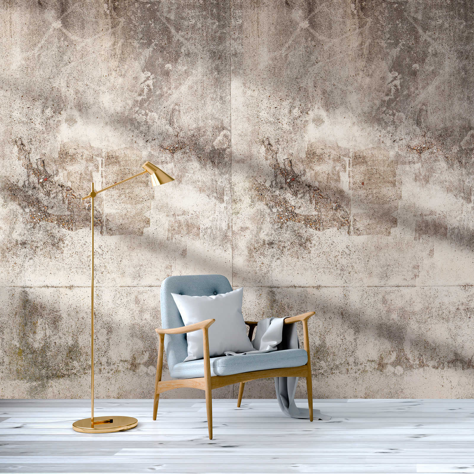         Wallpaper novelty | motif wallpaper concrete wall rustic with used look
    