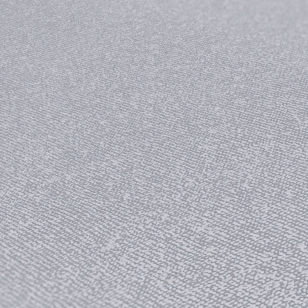             Plain wallpaper with linen look, textured - blue, grey
        