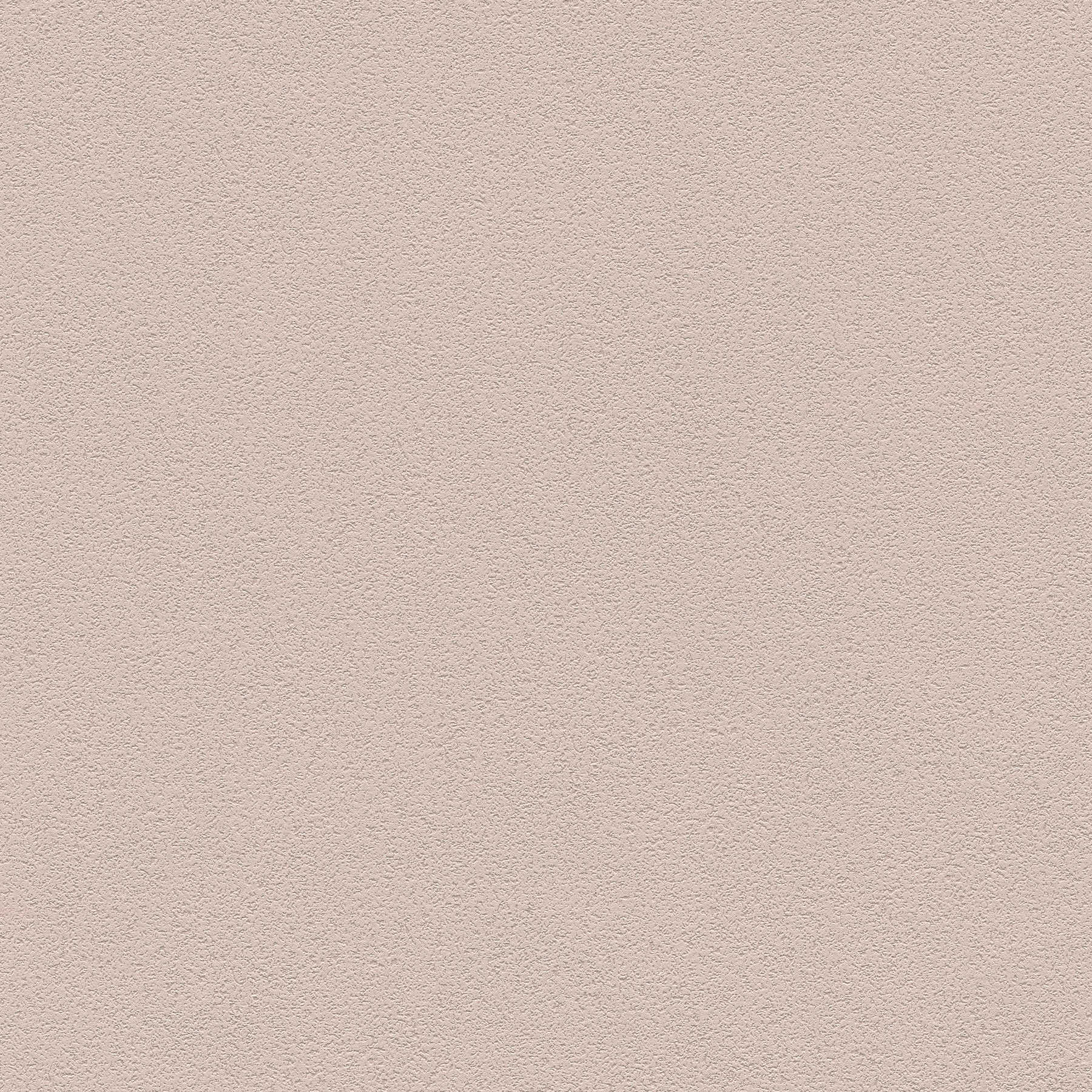 Papier peint uni avec structure de surface fine - marron
