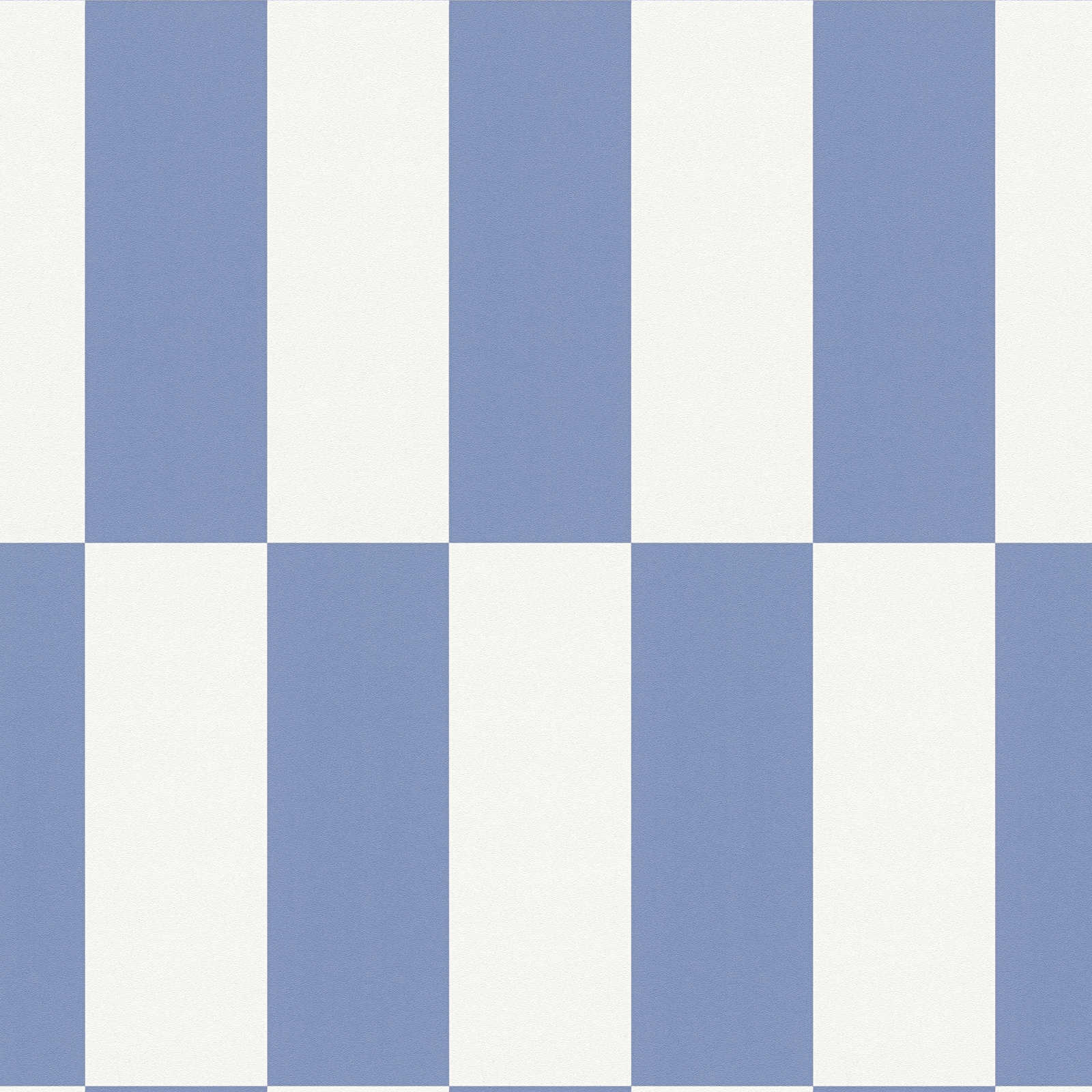             Papel pintado no tejido con motivo gráfico cuadrado - azul, blanco
        