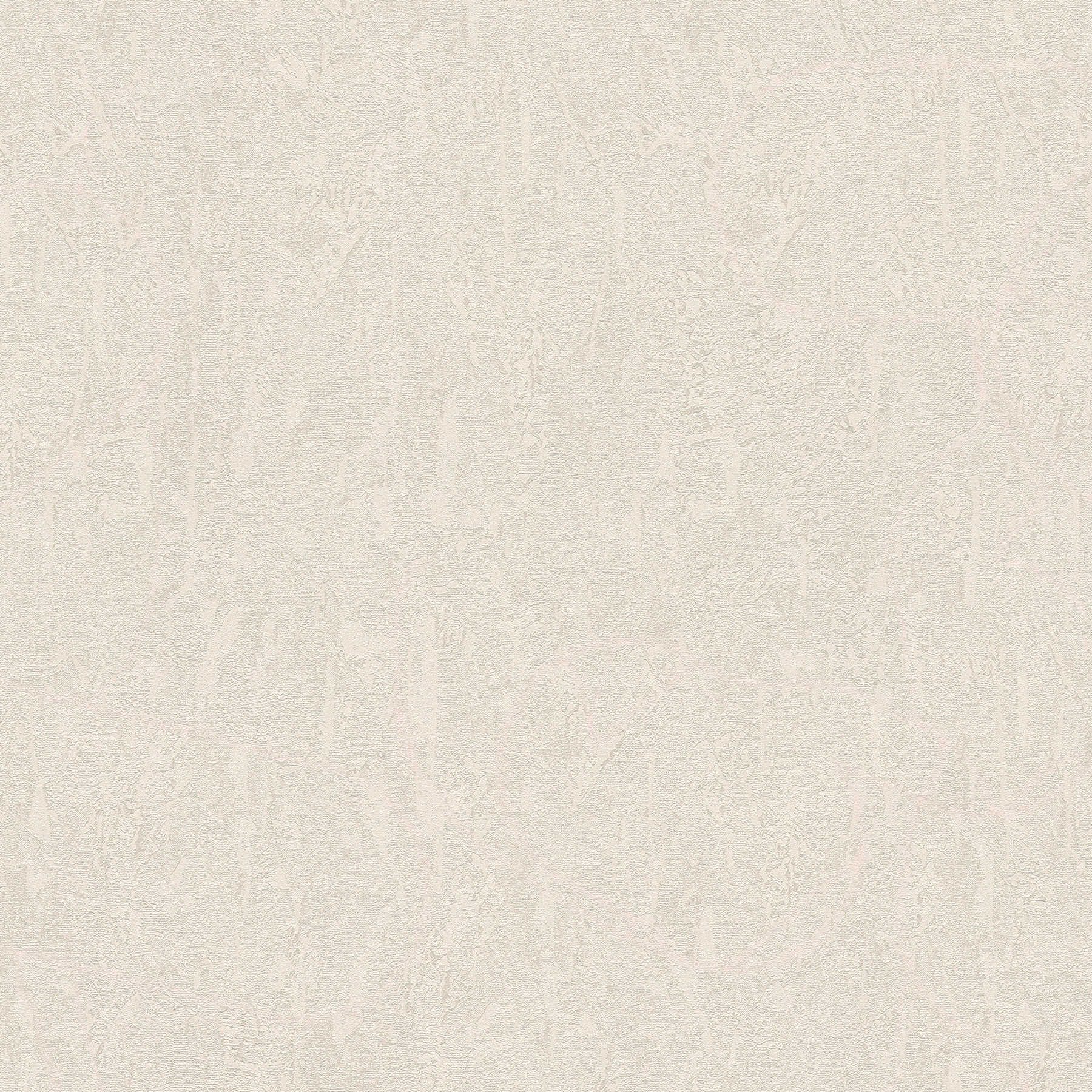 Vintage plaster look wallpaper with rustic texture pattern - cream
