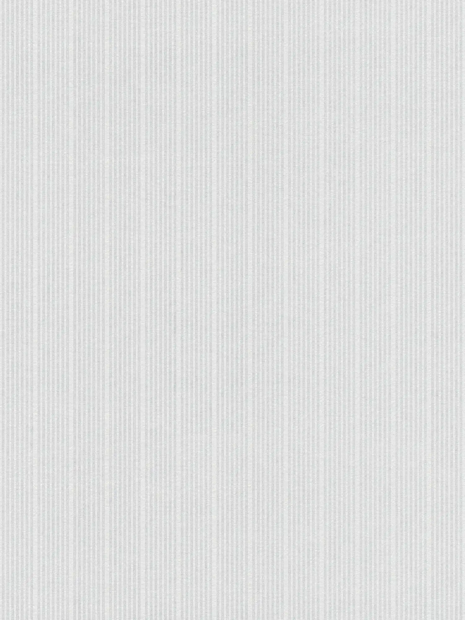 Paintable wallpaper with 3D stripe pattern - white
