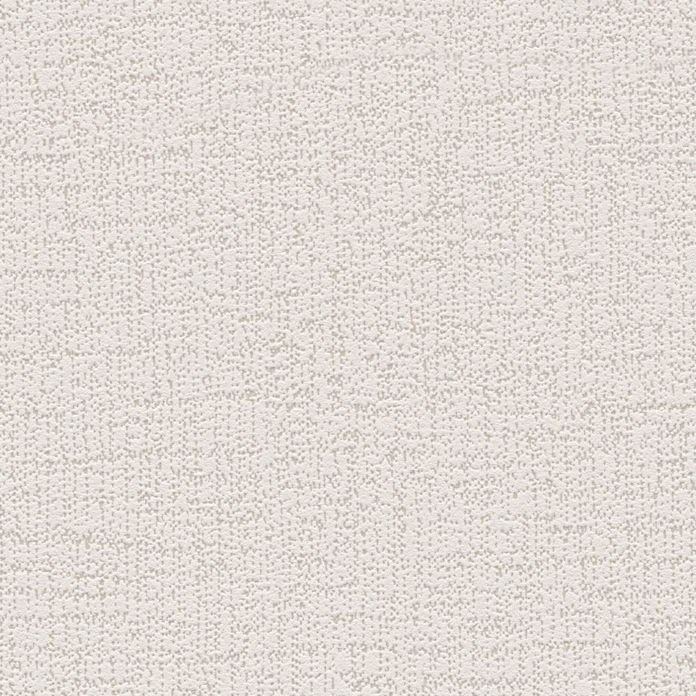             Papier peint beige clair aspect lin avec motifs structurés - beige
        