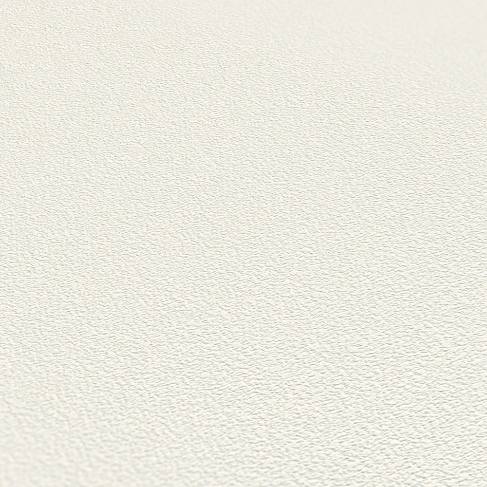             Papel pintado no tejido de estructura fina - blanco
        
