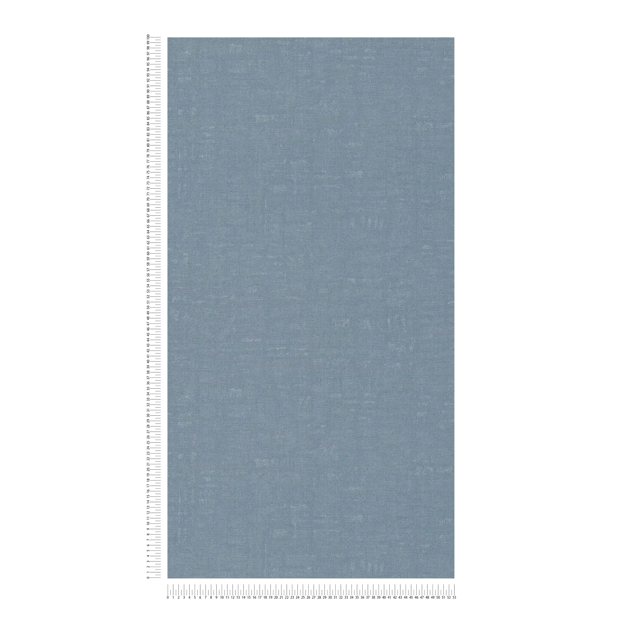             Gemêleerd behang effen met structuurdesign - blauw
        