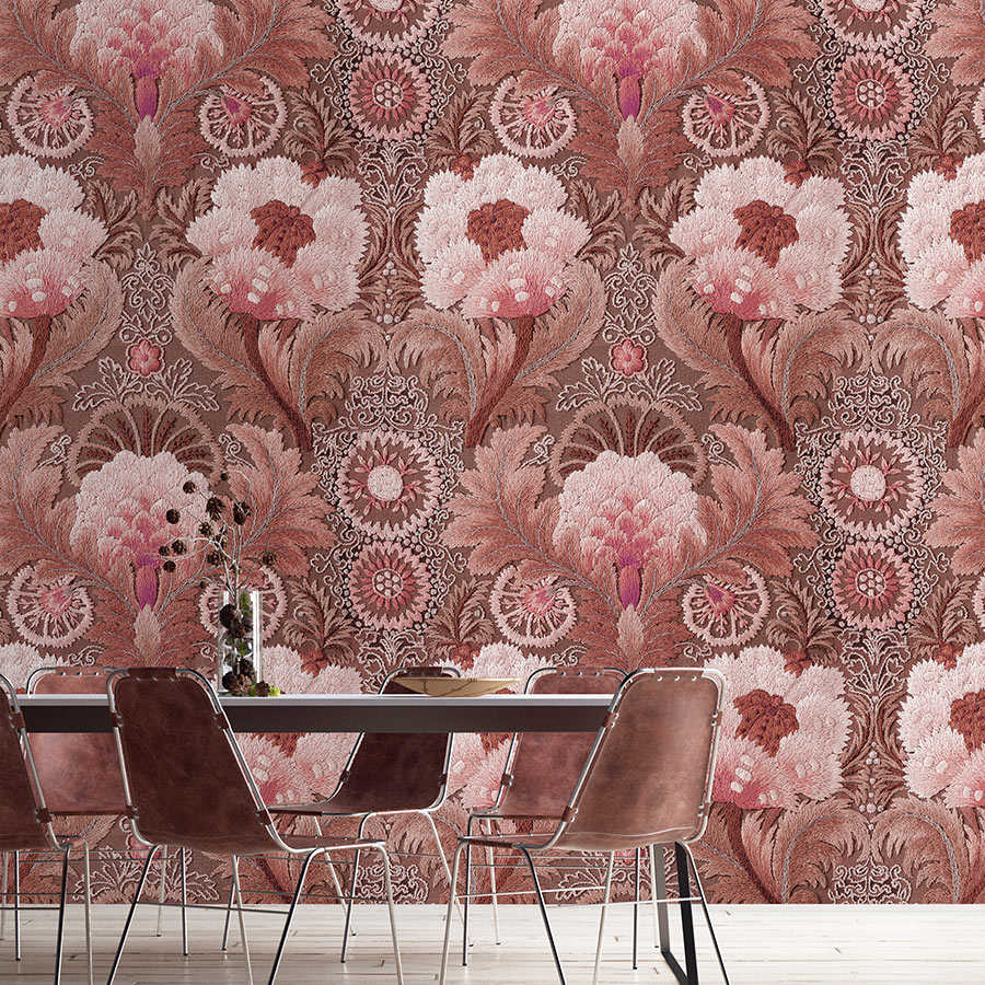         Chateau 2 - pink mural ornaments in opulent style
    