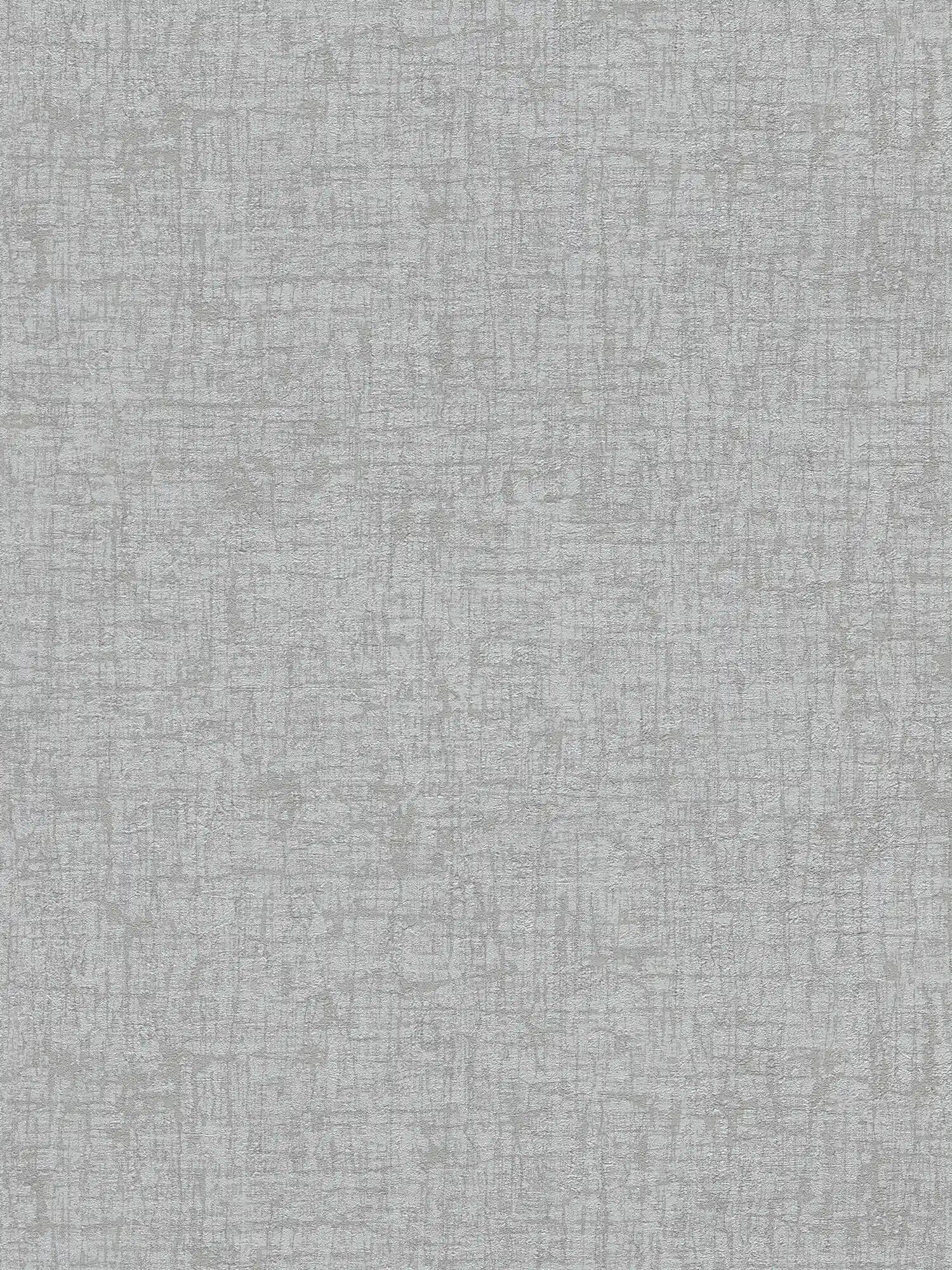 Textured non-woven wallpaper with a slightly glossy textile look - grey, dark grey
