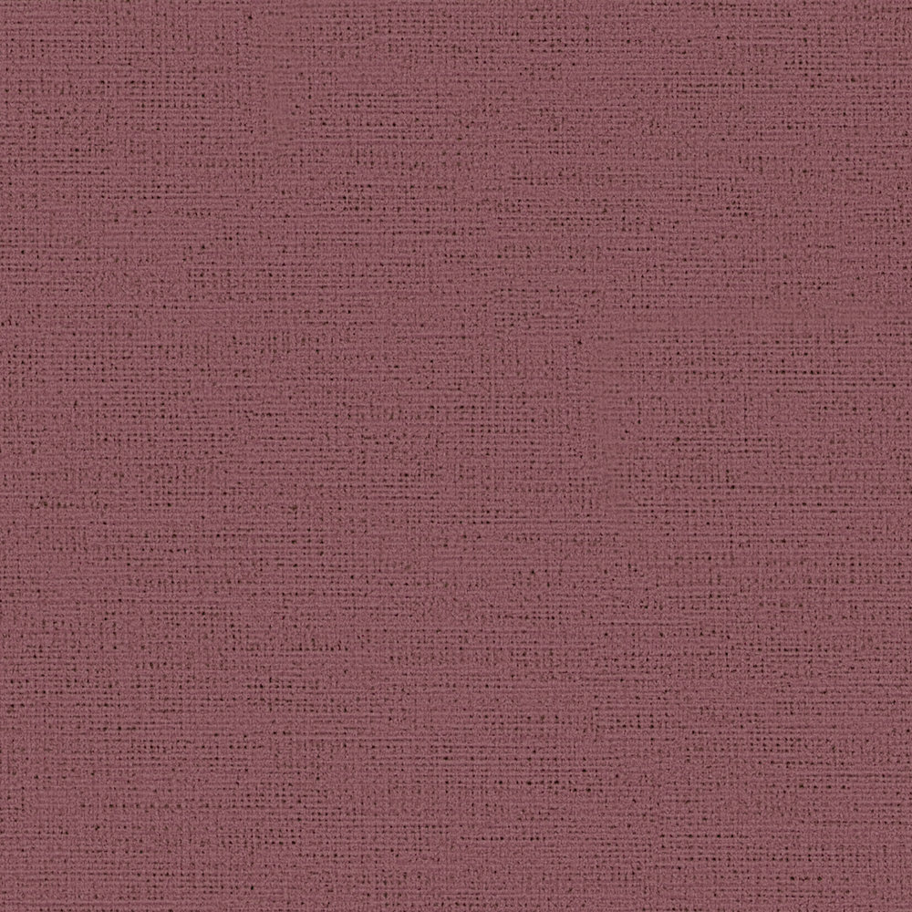             Plain Behang Bordeaux Rood met Textiel Optiek
        
