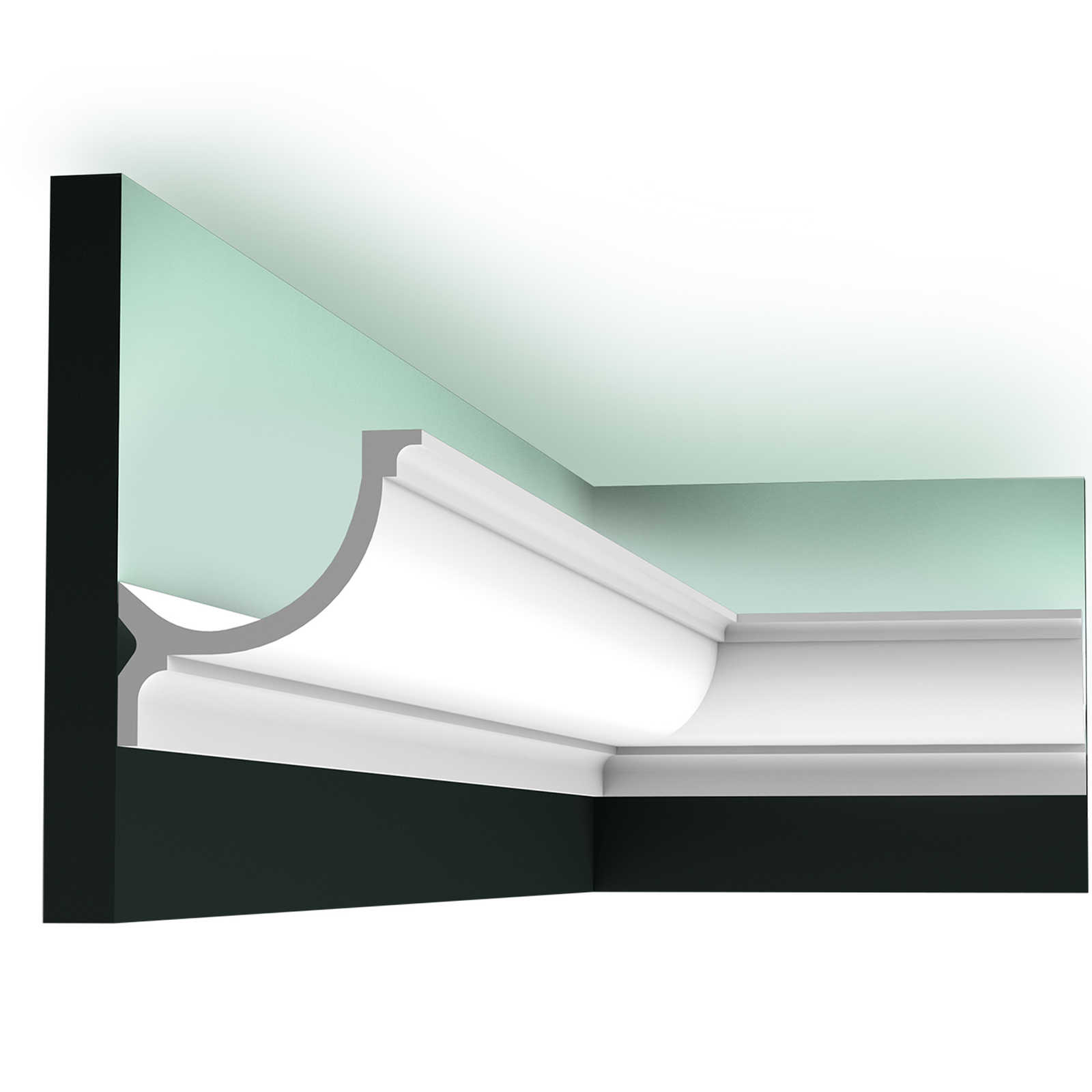             Classic moulding for indirect lighting Shanghai - C902
        
