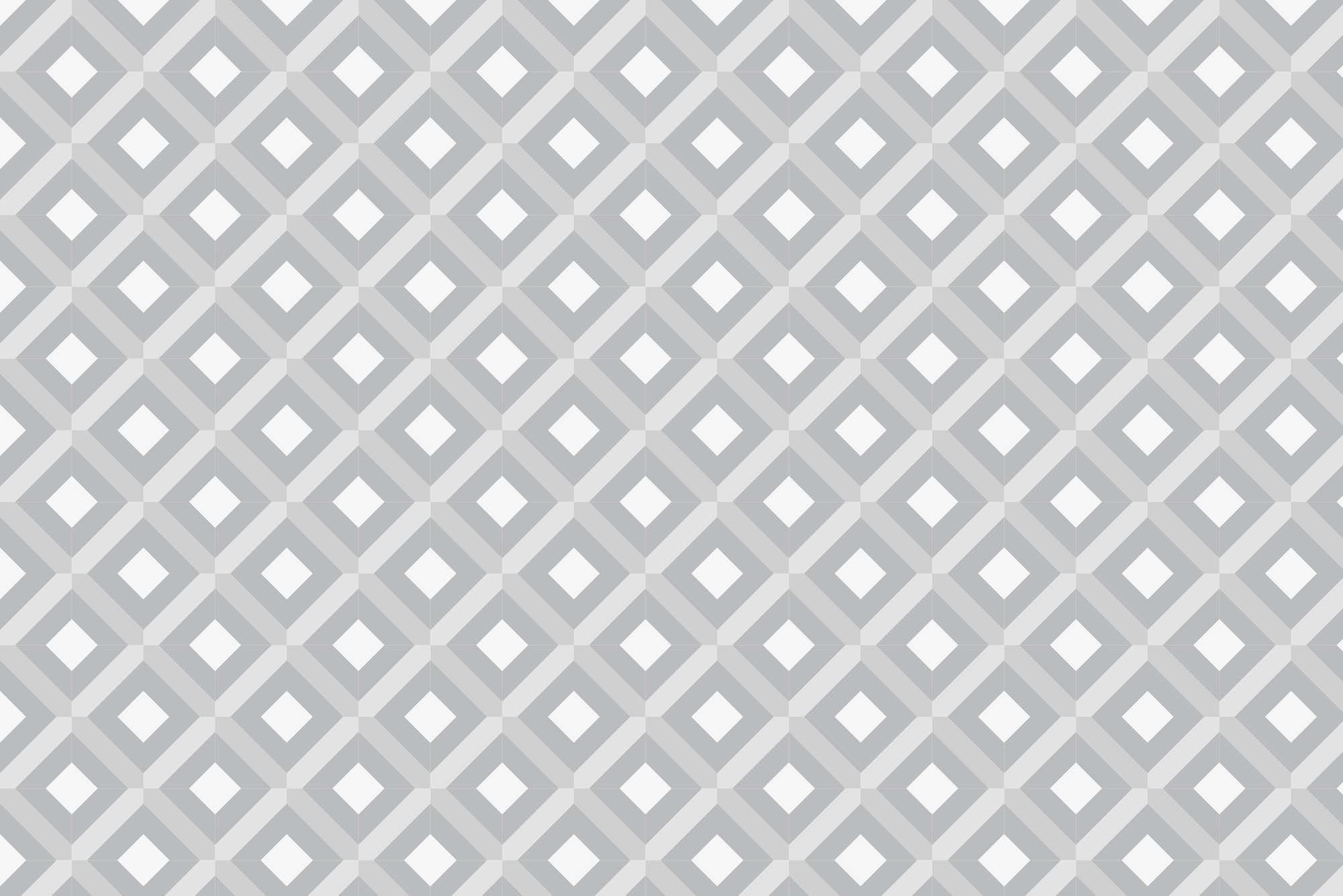             Designbehang doosmotief met kleine vierkantjes grijs op mat glad vlies
        