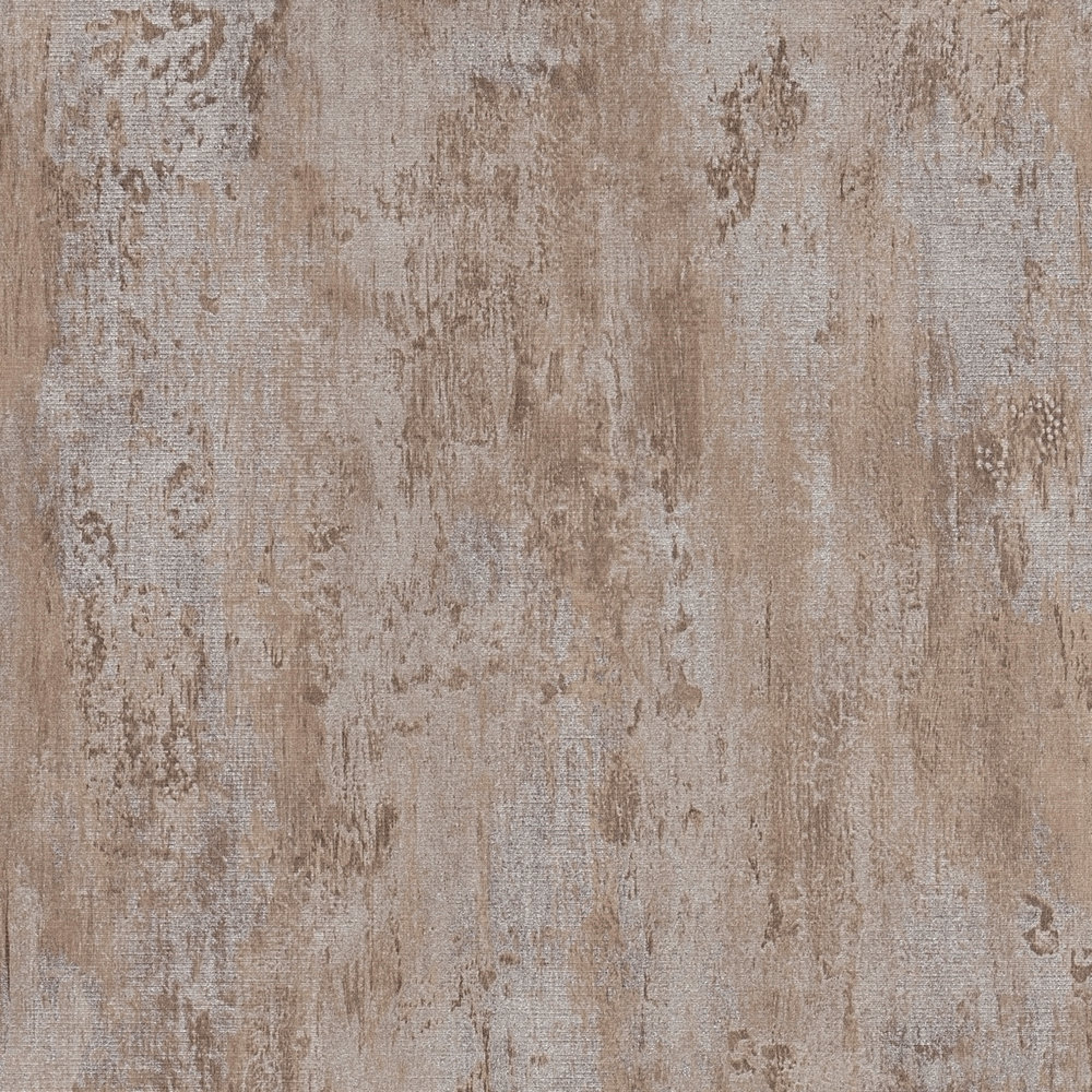             Non-woven wallpaper colour pattern, used look for industrial design - grey, brown
        