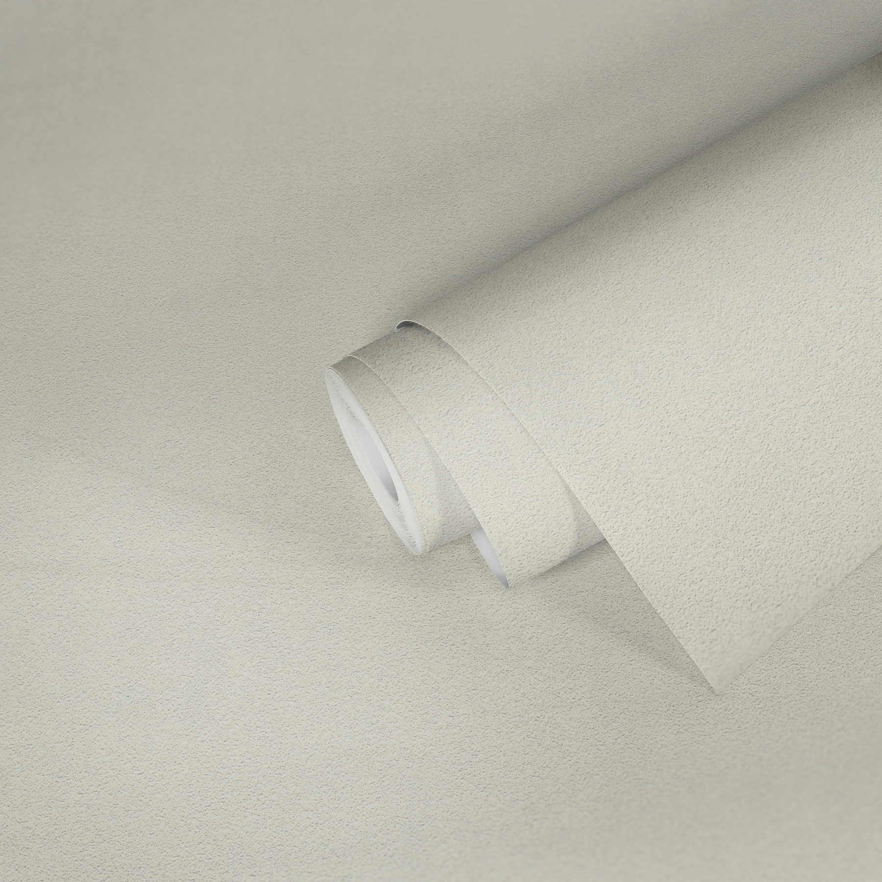             Papier peint uni avec structure de surface & effet scintillant - blanc
        