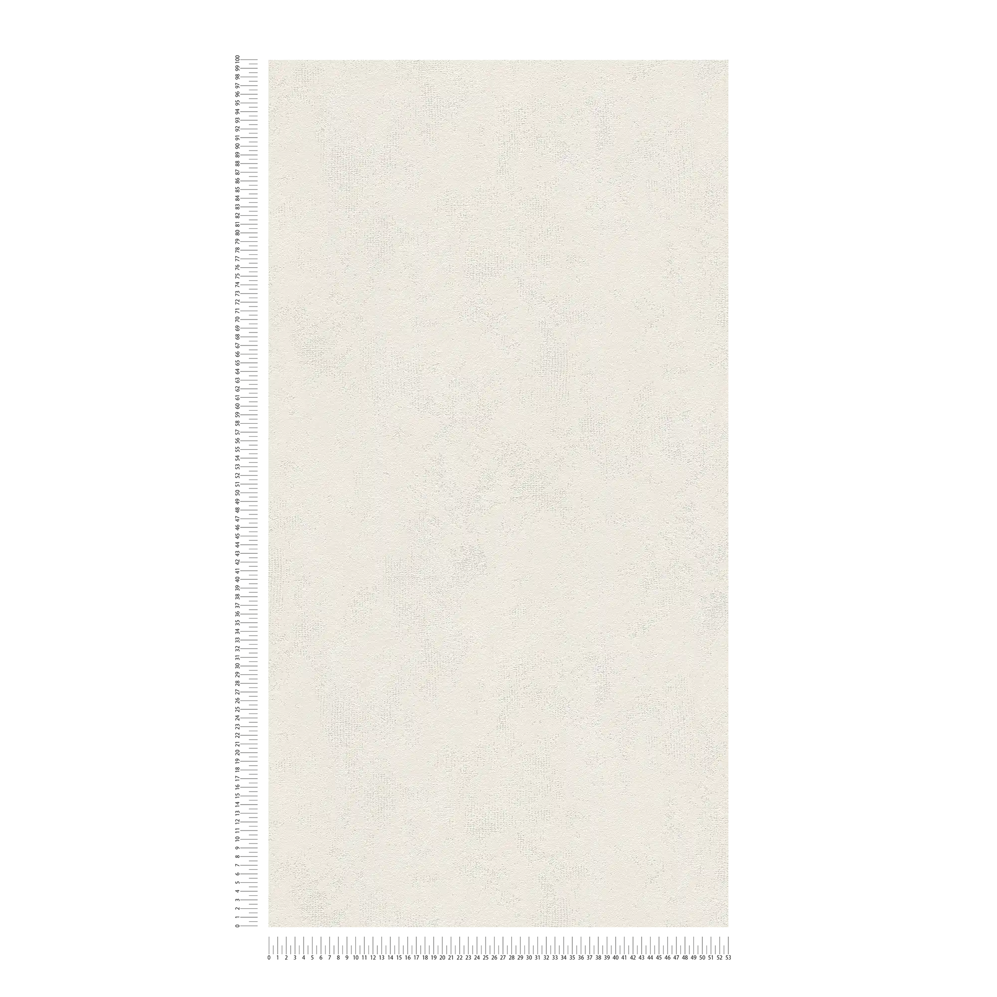             Papel pintado de aspecto usado no tejido con óptica de yeso con sombreado de color - crema
        