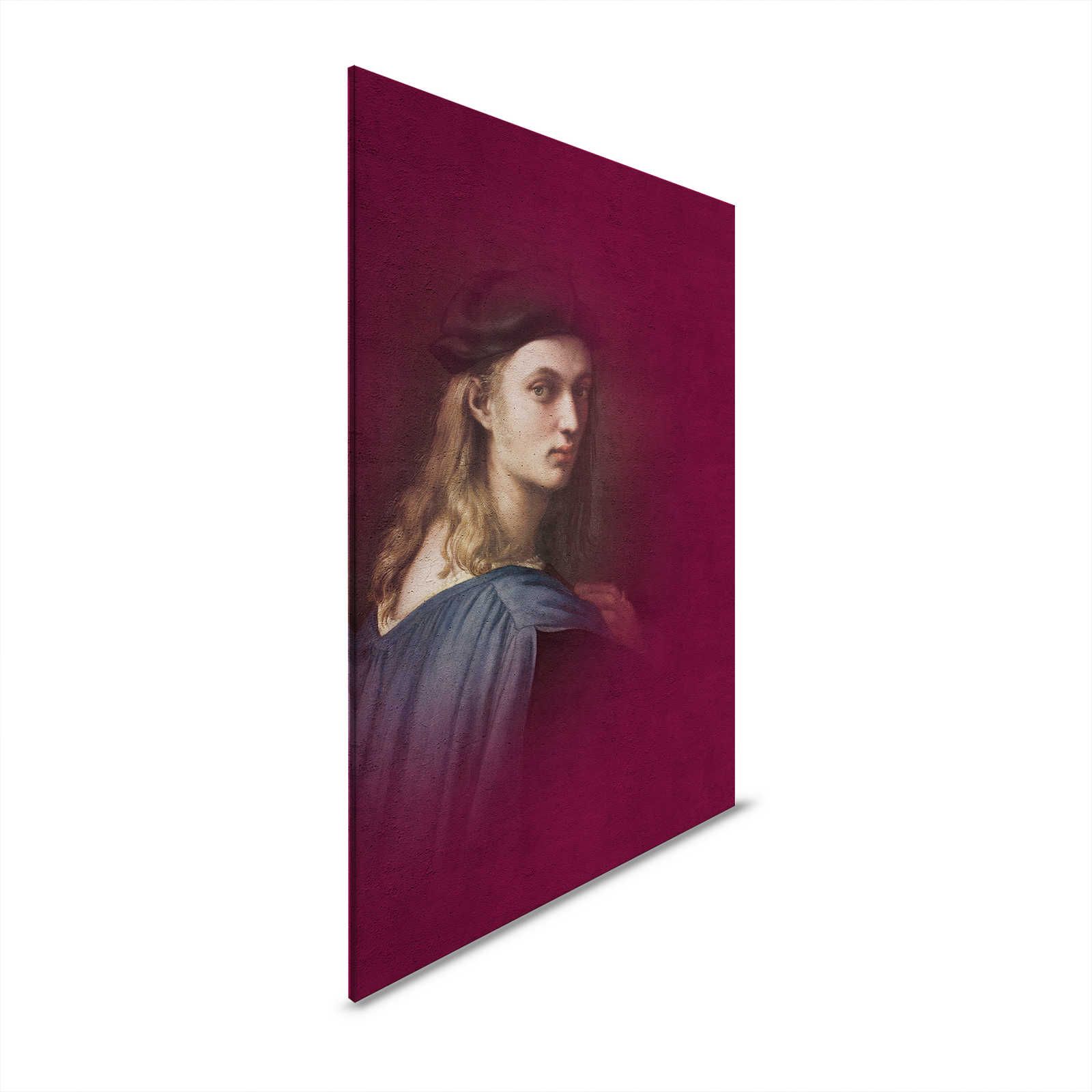 Canvas schilderij klassiek portret jongeman - 0,80 m x 1,20 m
