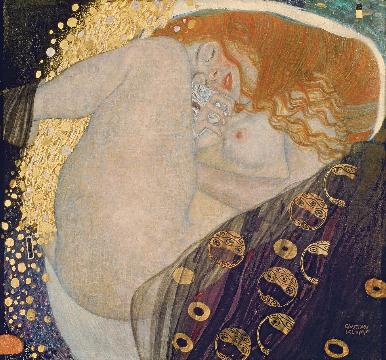             Papier peint panoramique "Danaé" de Gustav Klimt
        