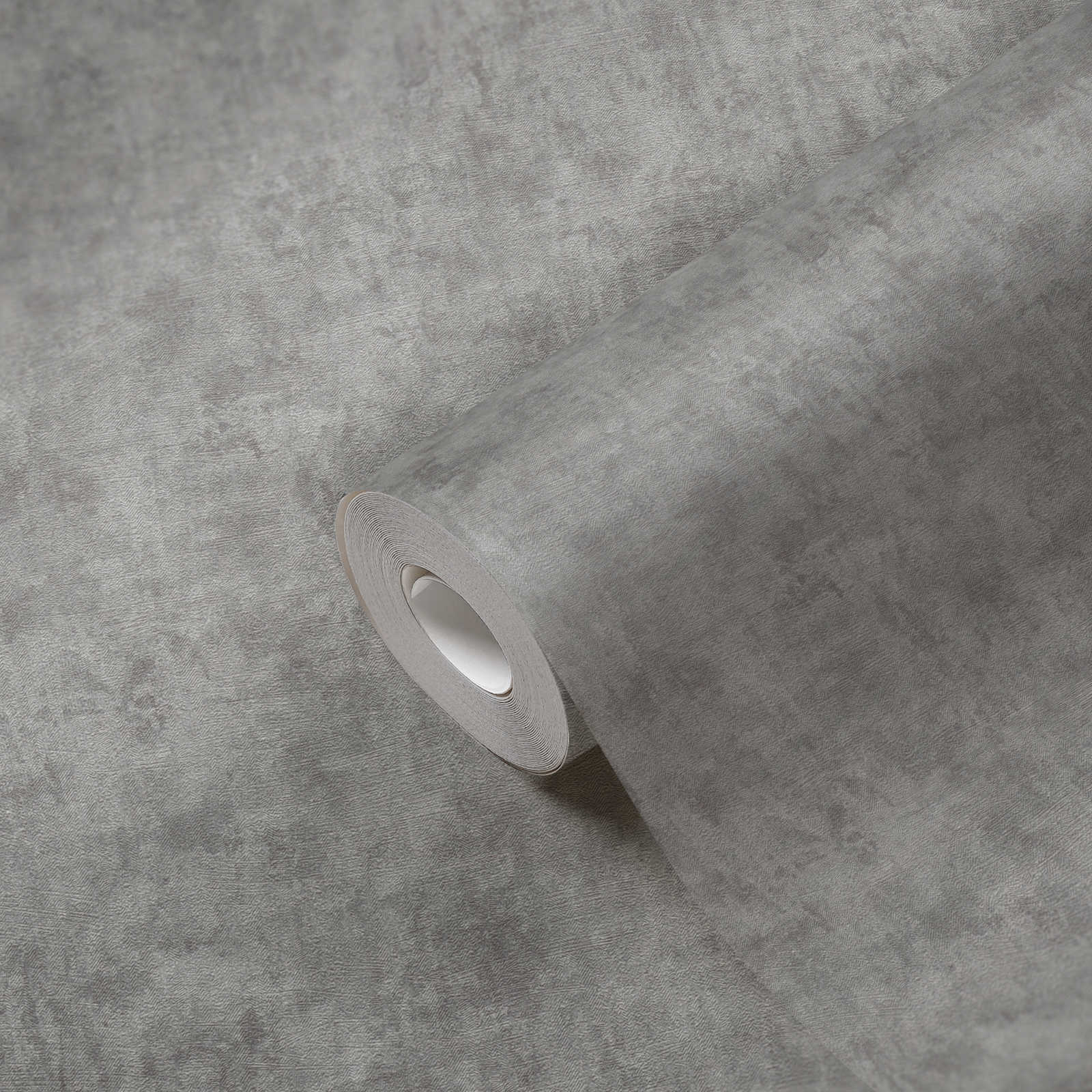             Papier peint intissé à motifs structurés uni - gris
        