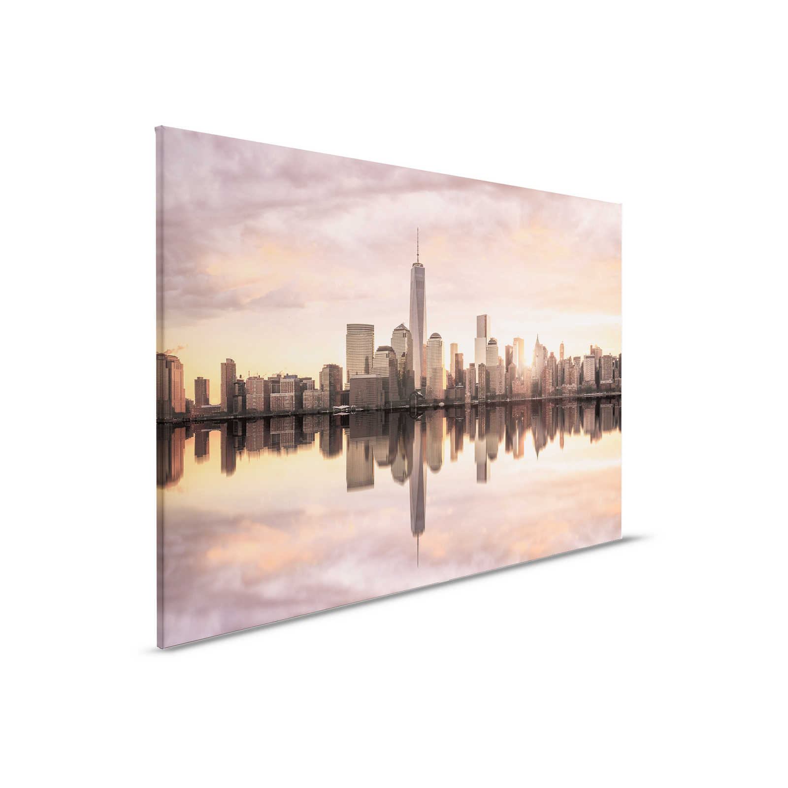         Canvas New York Skyline in the Evening - 0.90 m x 0.60 m
    
