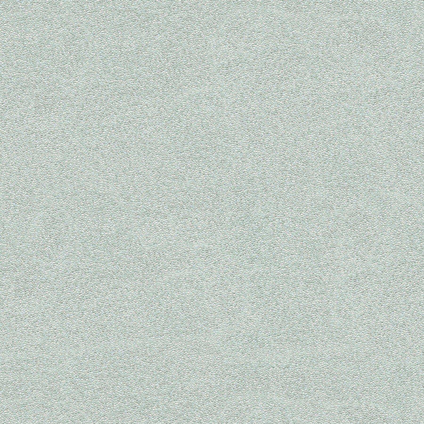 Wallpaper sand texture in grey-green with satin finish
