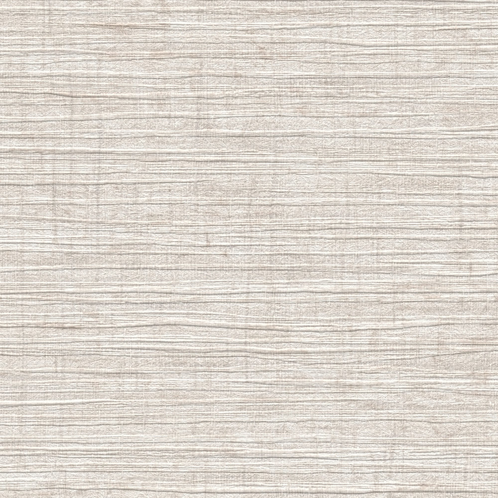             Papier peint intissé chiné avec motif textile gaufré - beige, marron, gris
        
