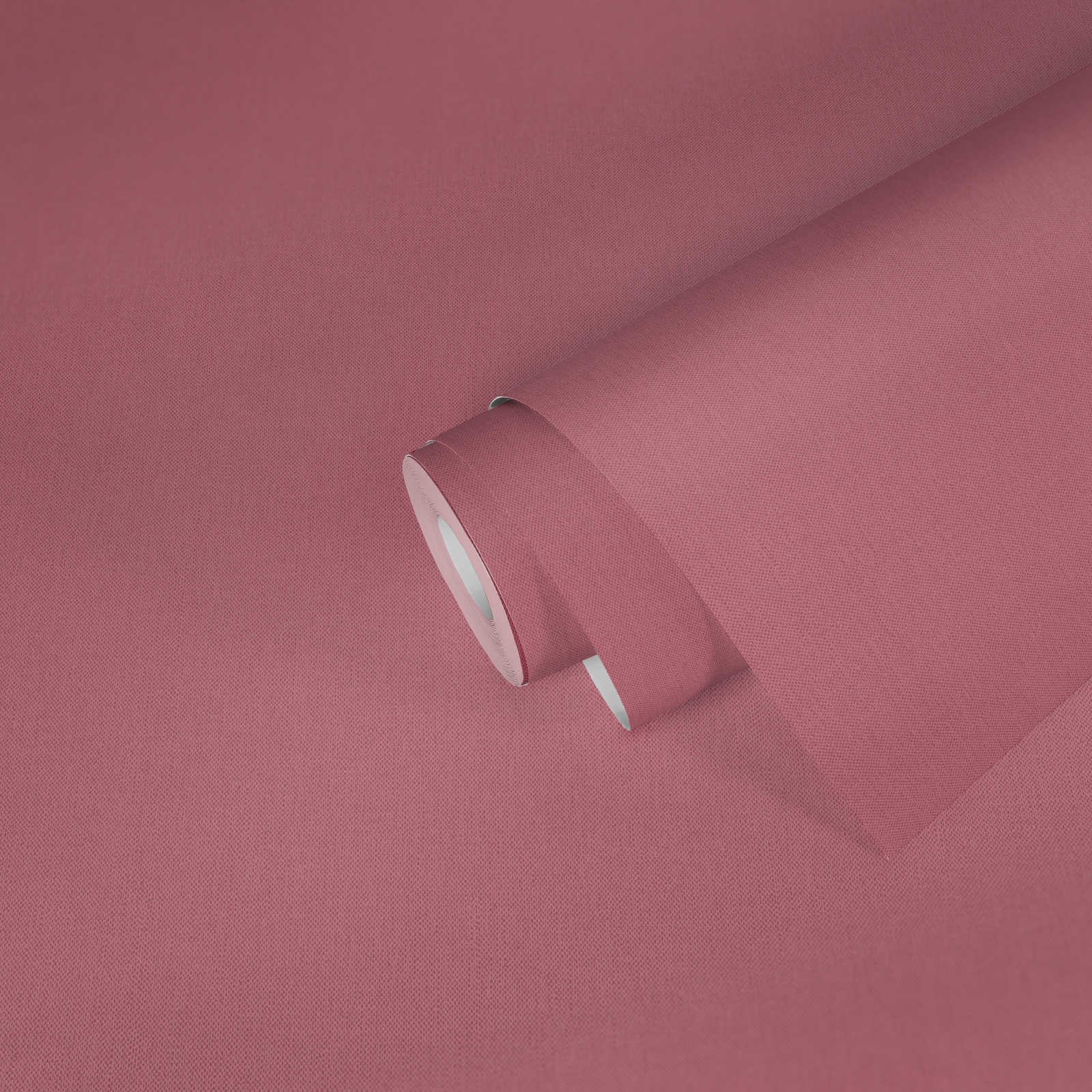             behang oudroze uni, mat oppervlak & textielstructuur - roze
        