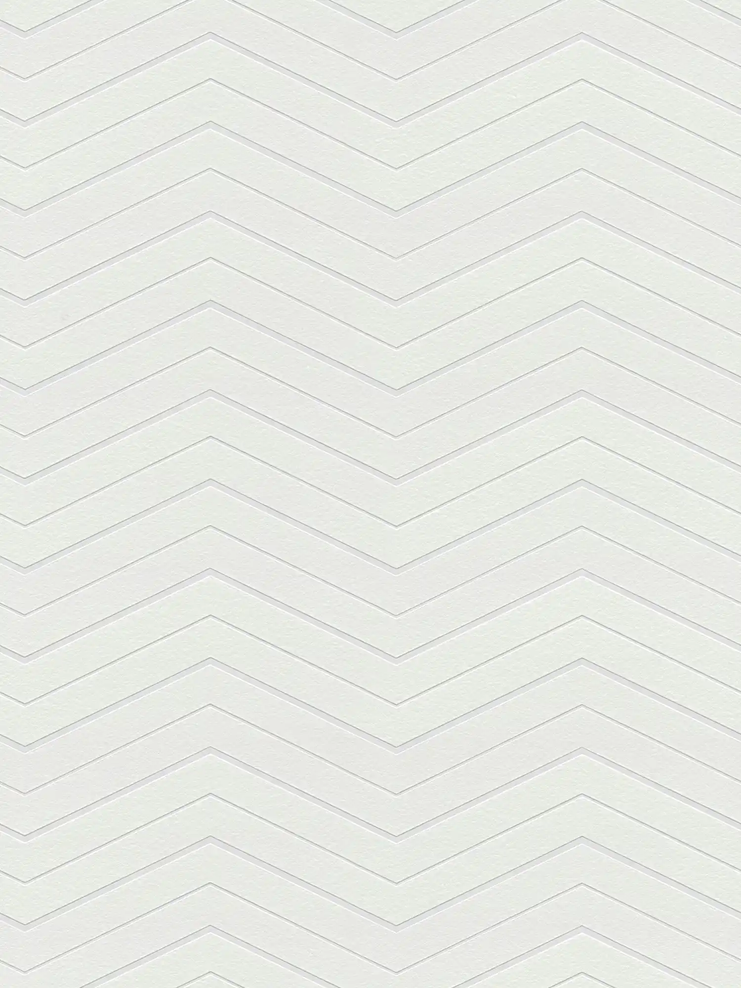 Graphic wallpaper with zigzag pattern to paint over - Paintable
