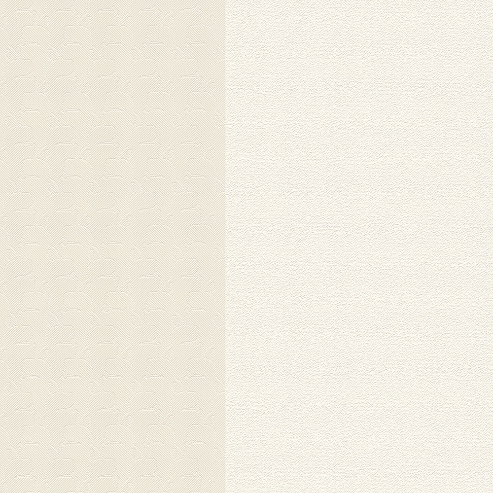             Papier peint à rayures Karl LAGERFELD avec effet de texture - gris, blanc
        