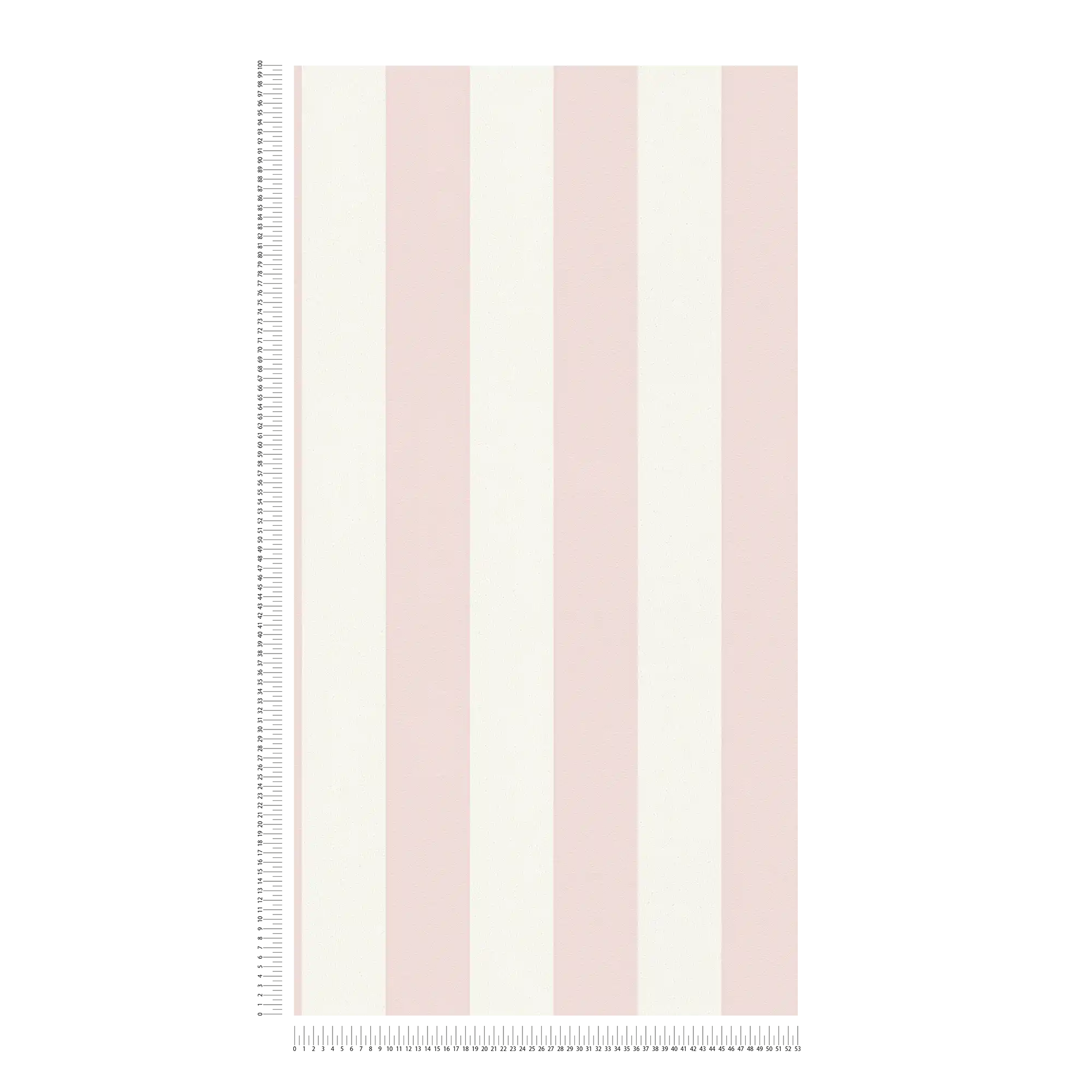             Strepen behang met structuurpatroon, blokstrepen roze & wit
        