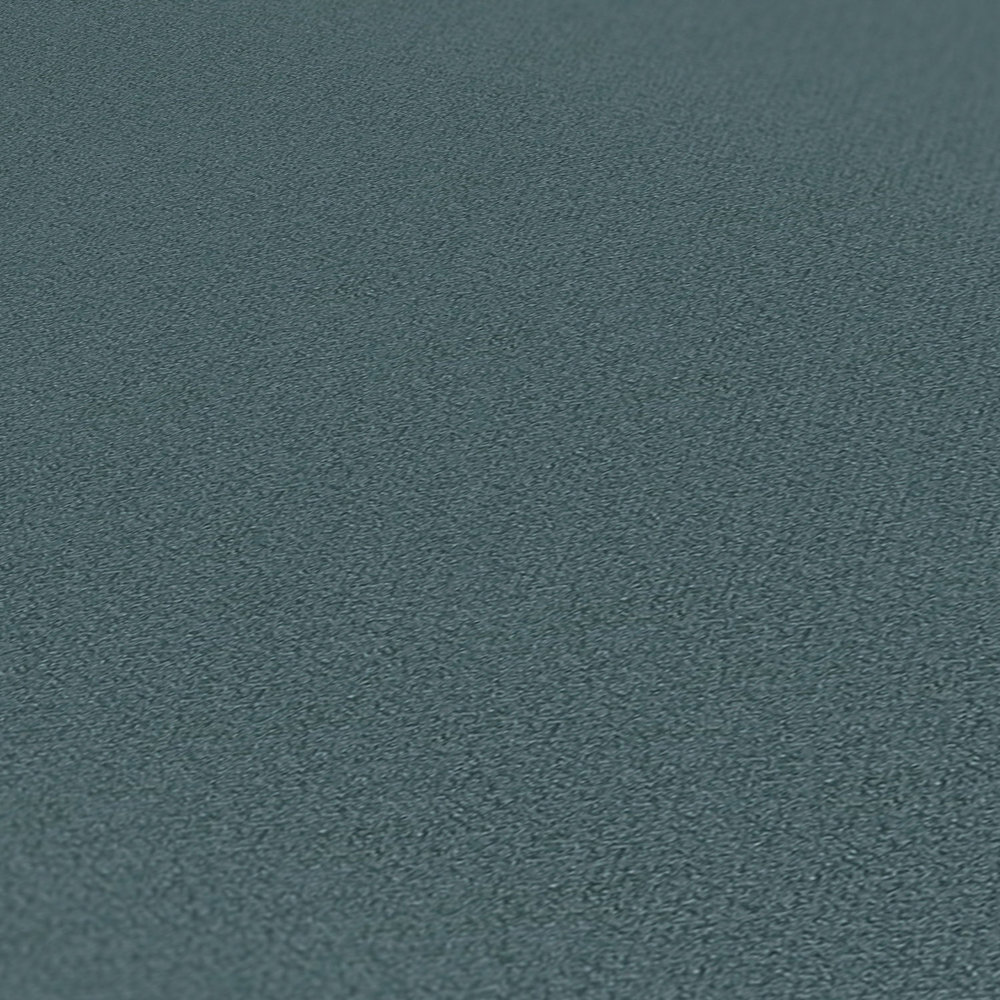             Papel pintado no tejido liso con aspecto de lino Sin PVC - Azul, Gris
        