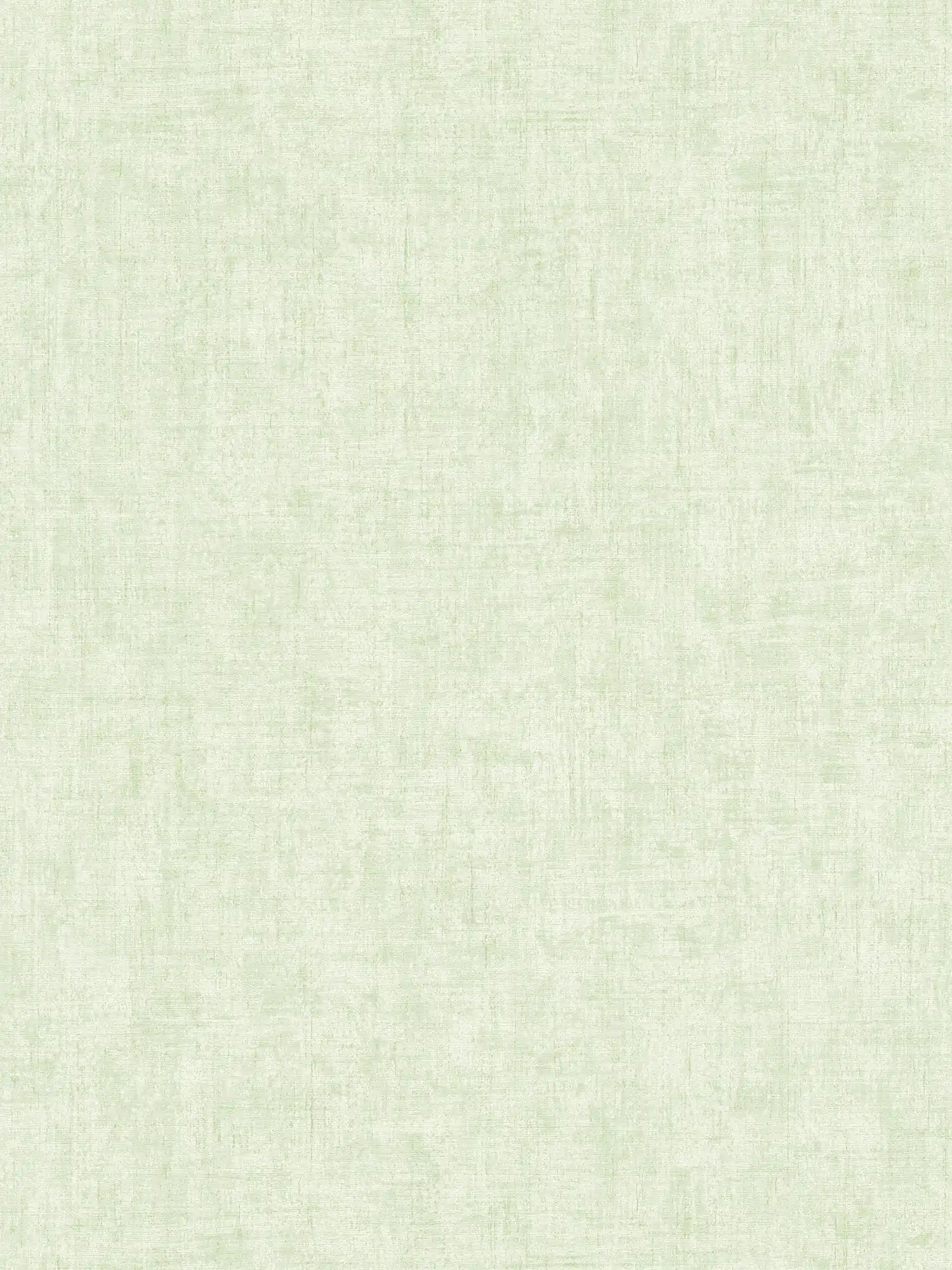 Papier peint vert tilleul Vert gris chiné avec structure naturelle
