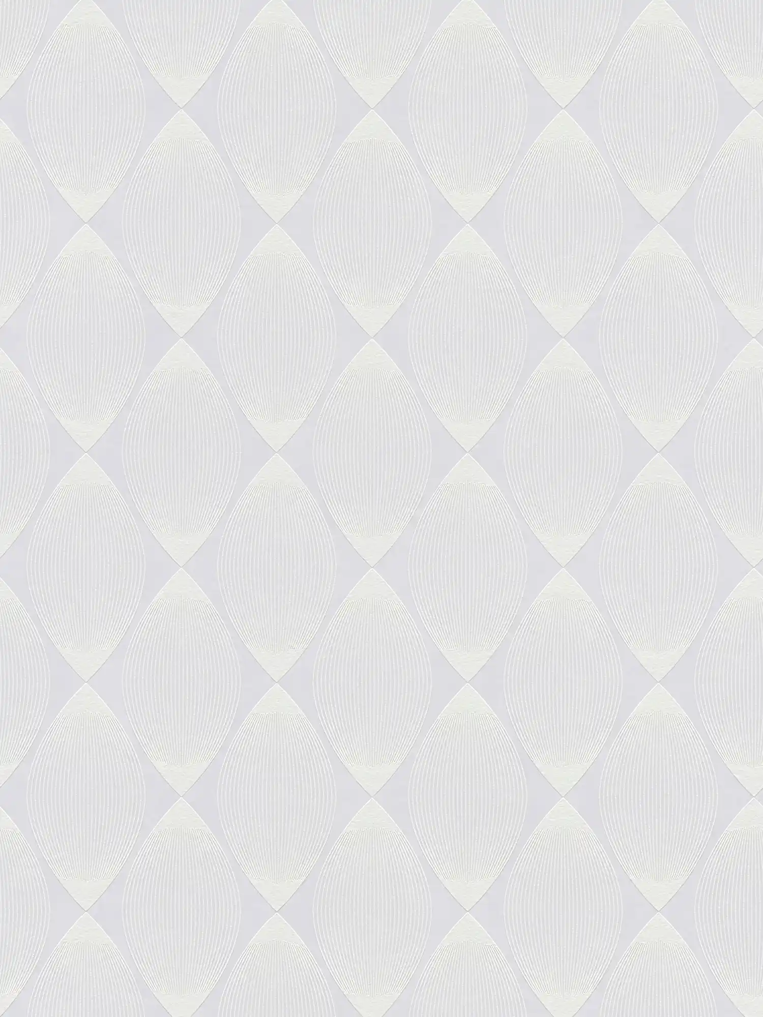 Paintable non-woven wallpaper with diamond pattern - Paintable
