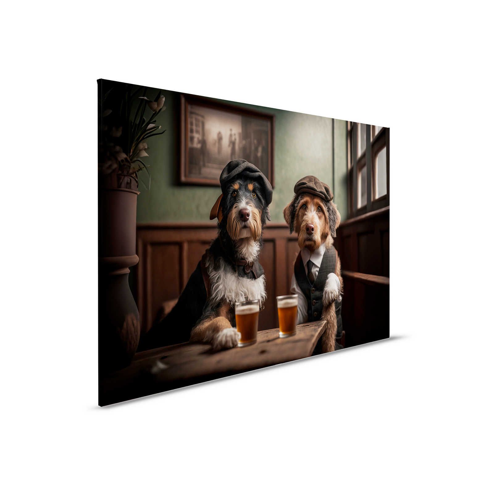         KI Canvas painting »Doggy Bar 3« - 90 cm x 60 cm
    