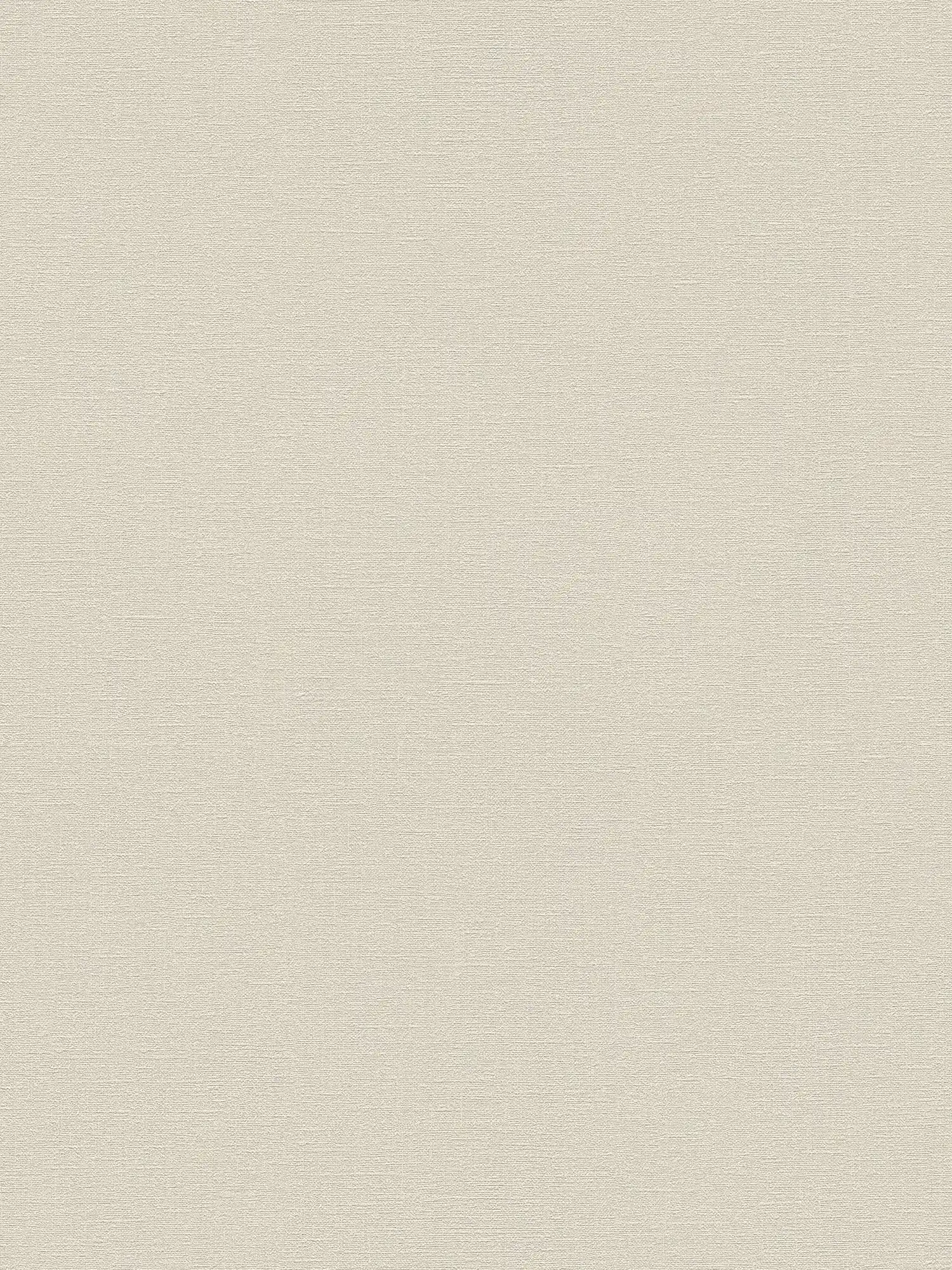 Plain wallpaper with fine structure PVC-free non-woven - Beige, Grey
