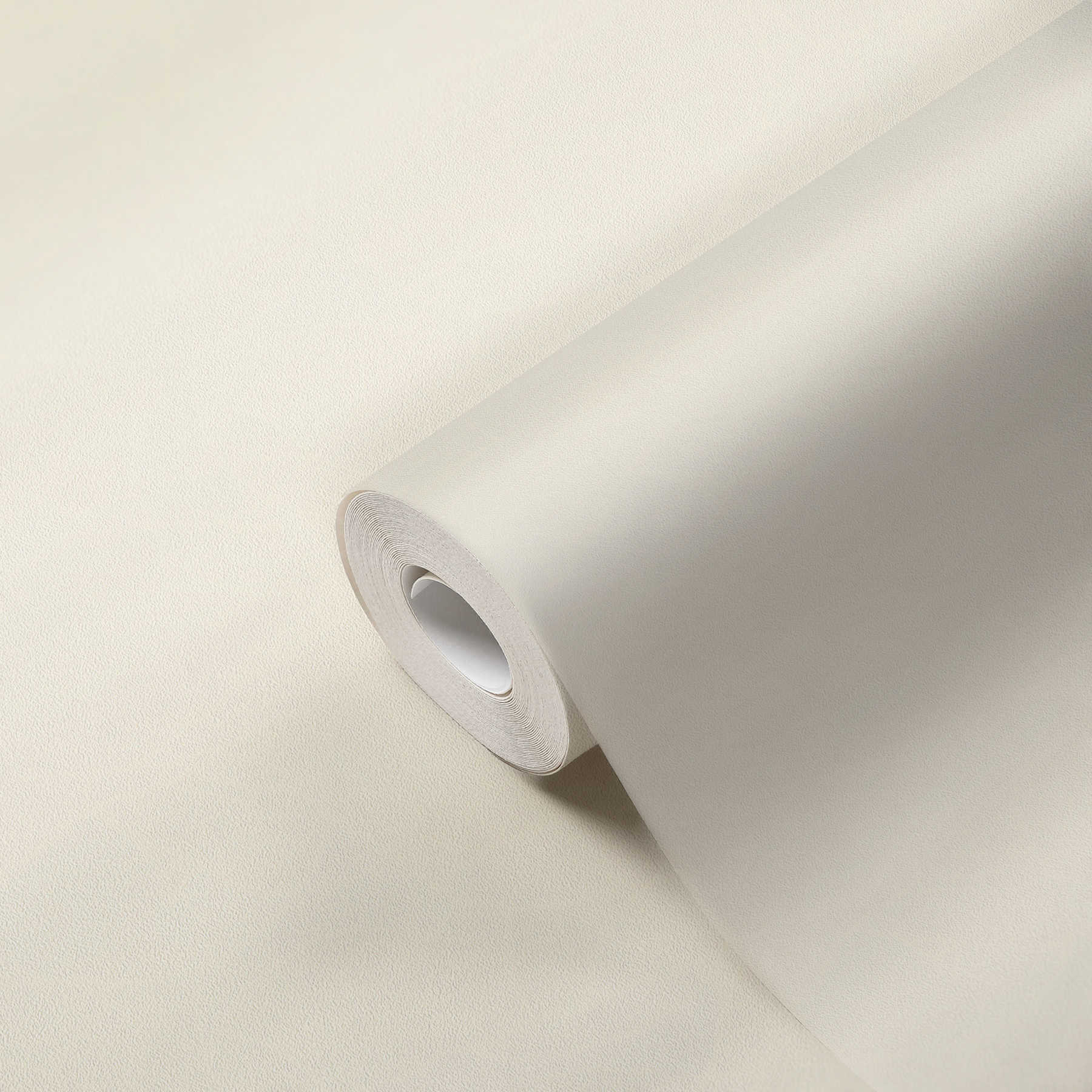             Designer premium wallpaper plain & matt - cream
        