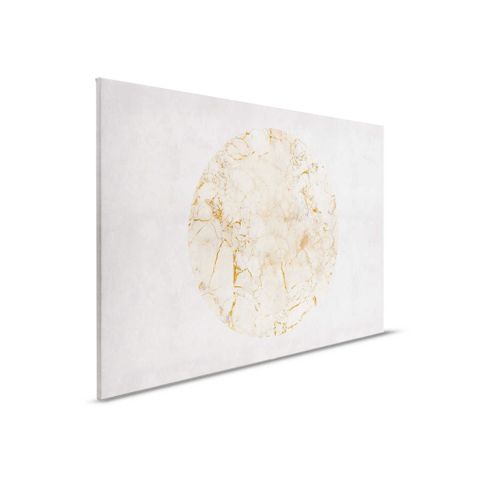         Venus 2 - Marble Canvas Painting Gold Pattern & Stone Look - 0.90 m x 0.60 m
    