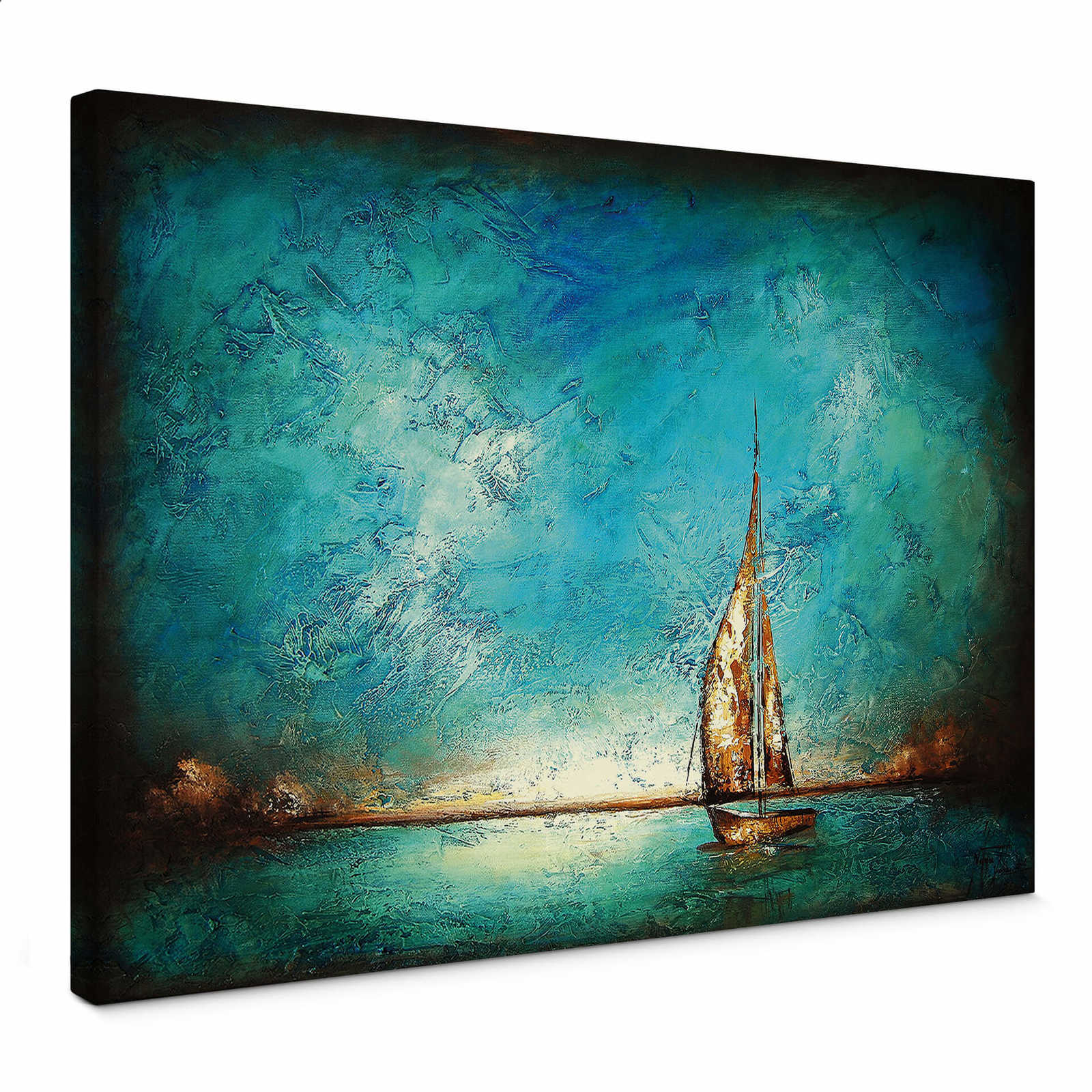         Abstract art canvas print "Loneliness" by Fedrau
    