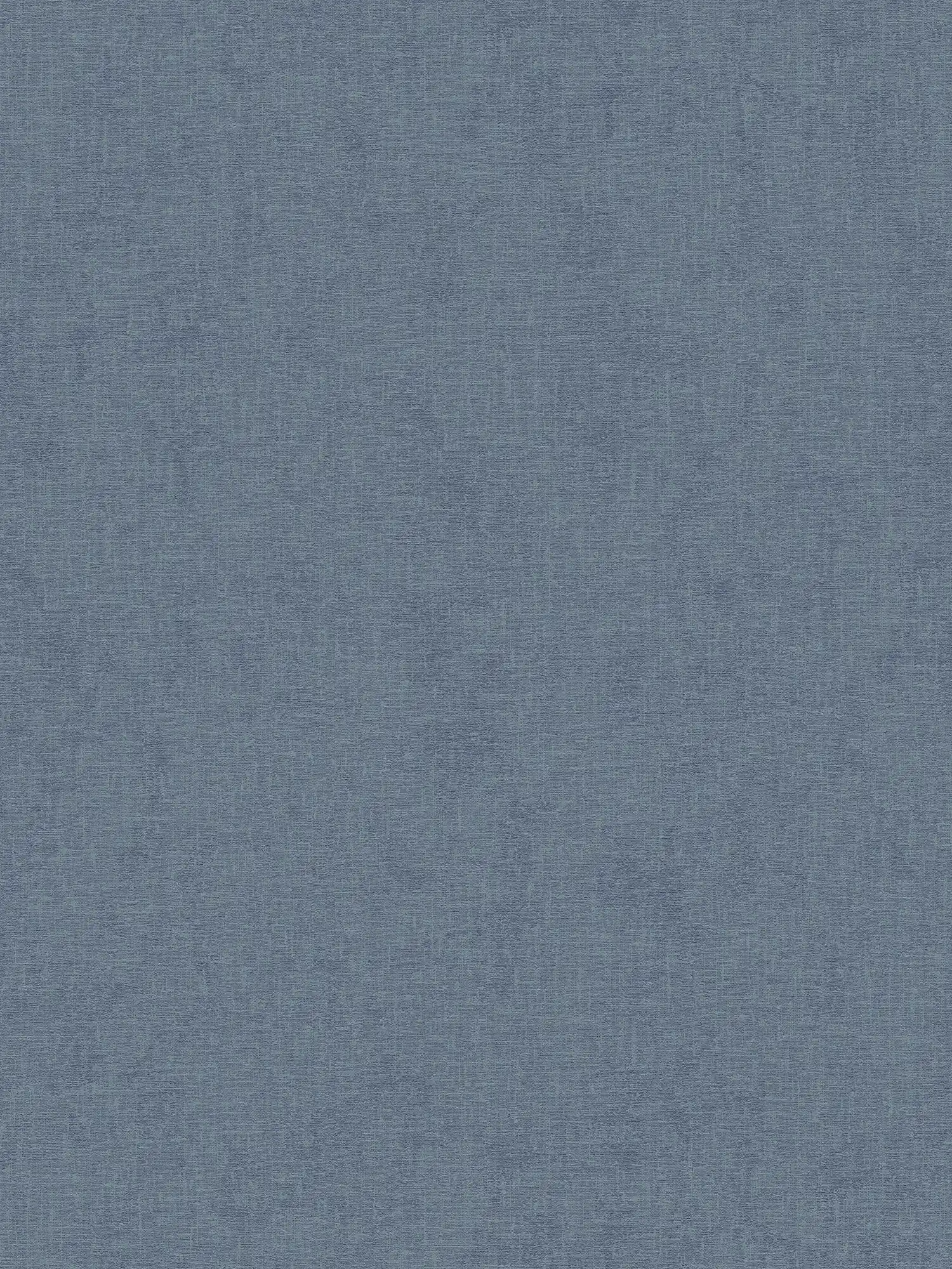 Papier peint uni chiné avec aspect textile - bleu
