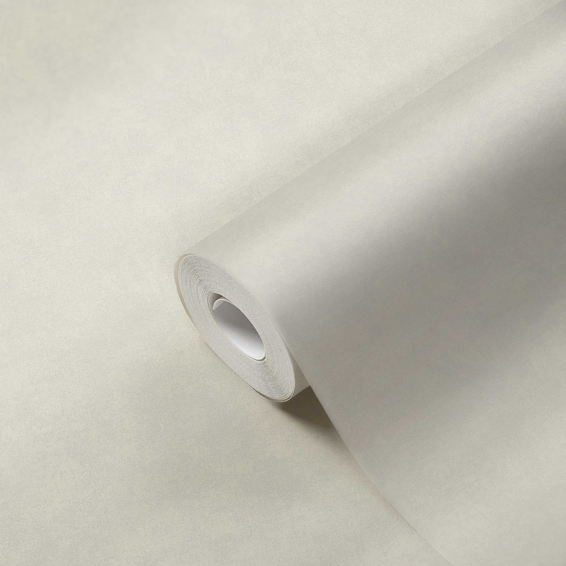             Papier peint intissé sobre avec structure discrète - crème
        
