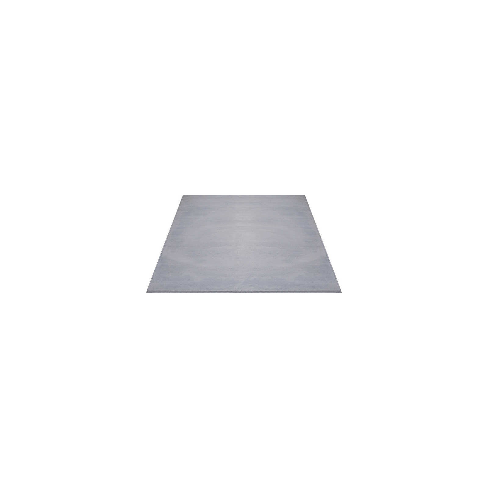 Comfortabel hoogpolig tapijt in zachtgrijs - 140 x 70 cm
