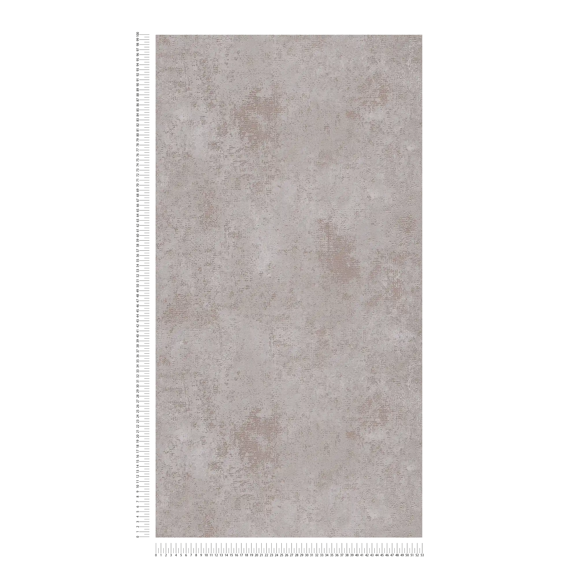            Papel pintado no tejido gris con efecto de textura metálica
        